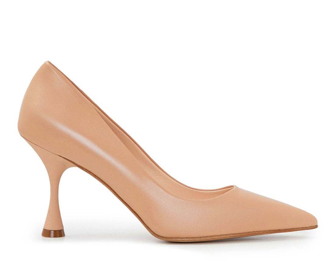 Бежевые кожаные туфли - Main image