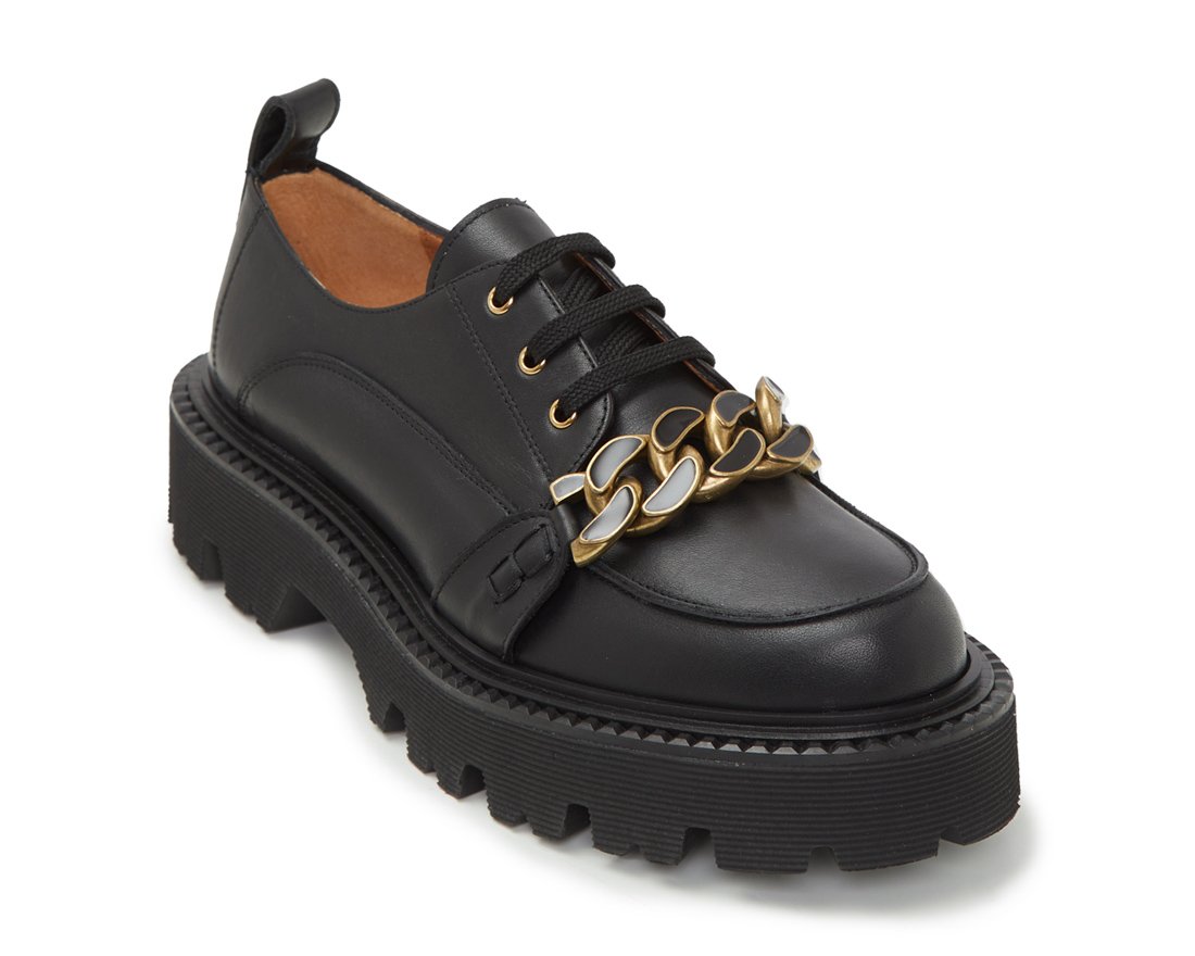 Черные кожаные лоферы - Image 2 of 5