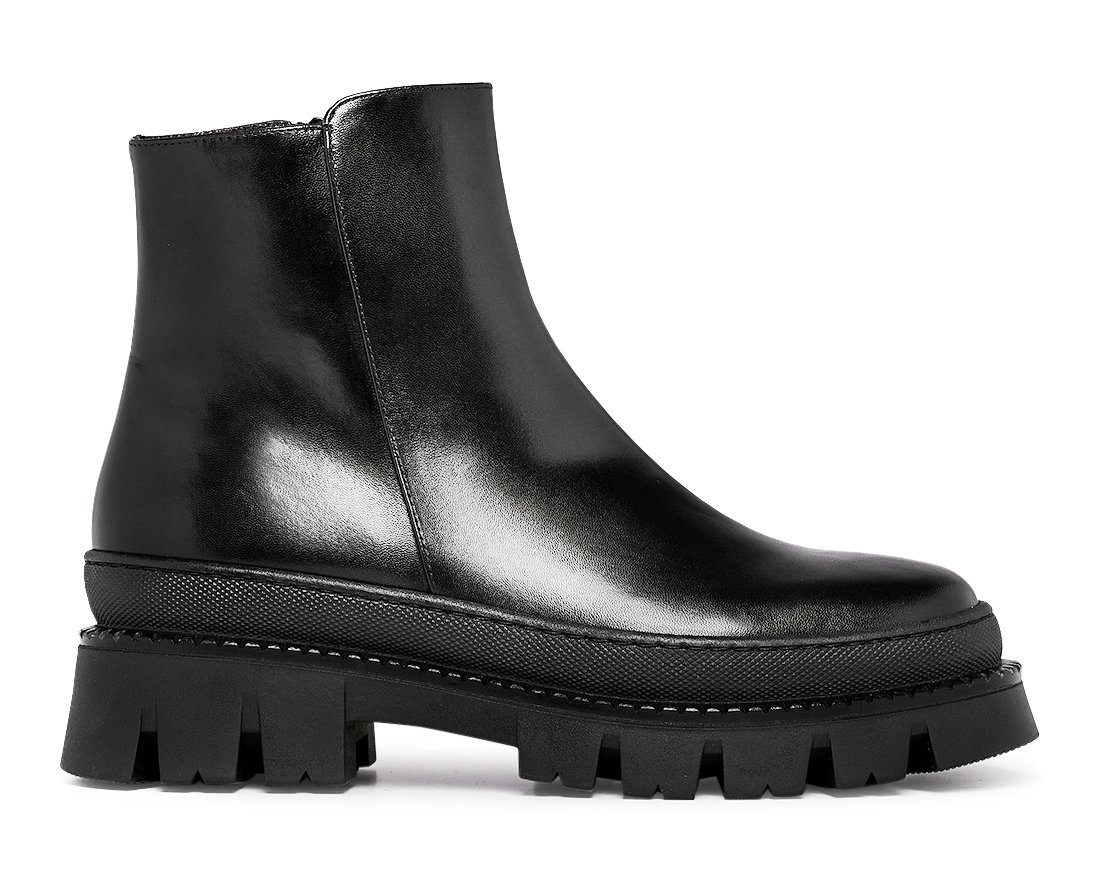 Черные кожаные ботинки - Main image