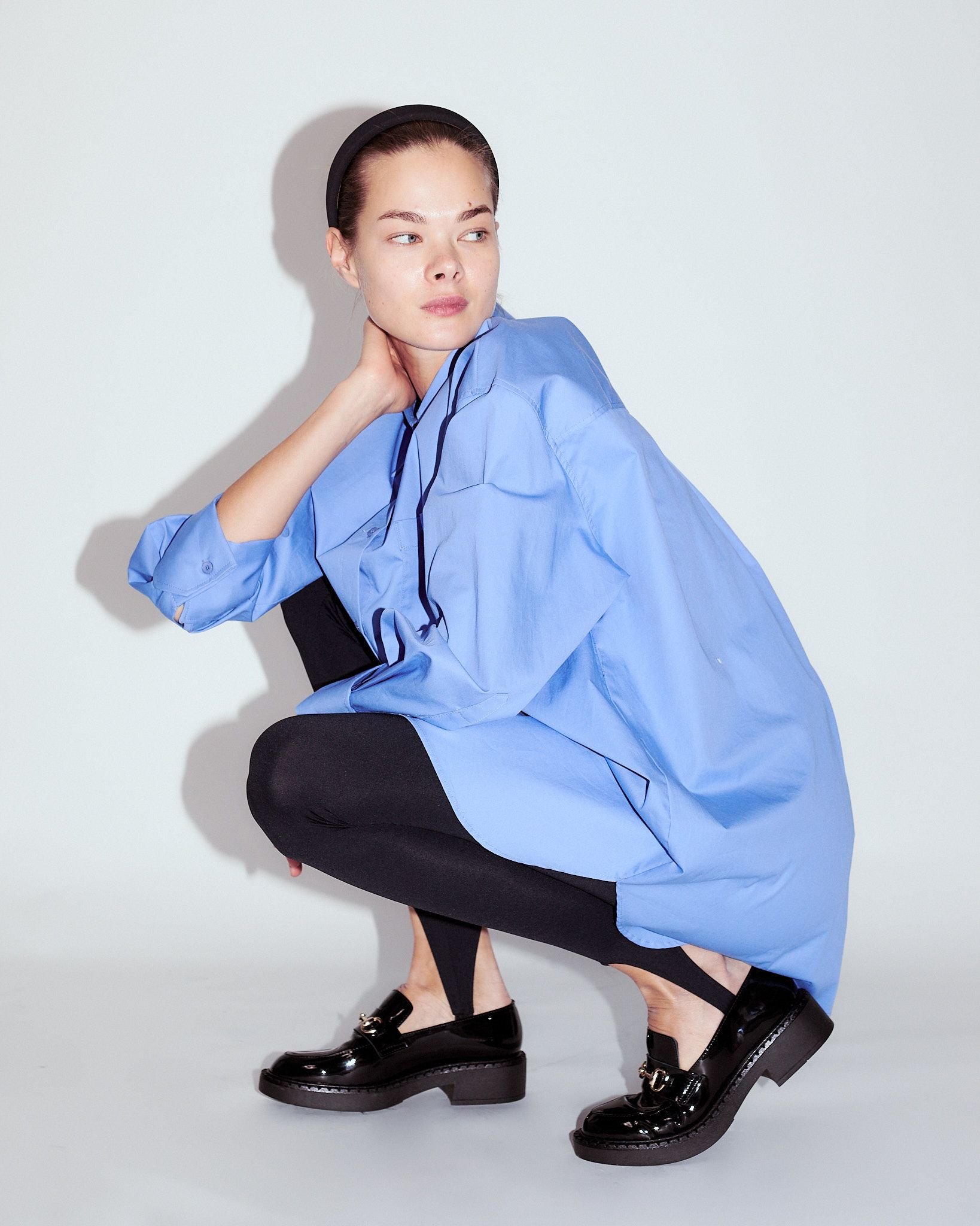 Черные кожаные лоферы - Main image