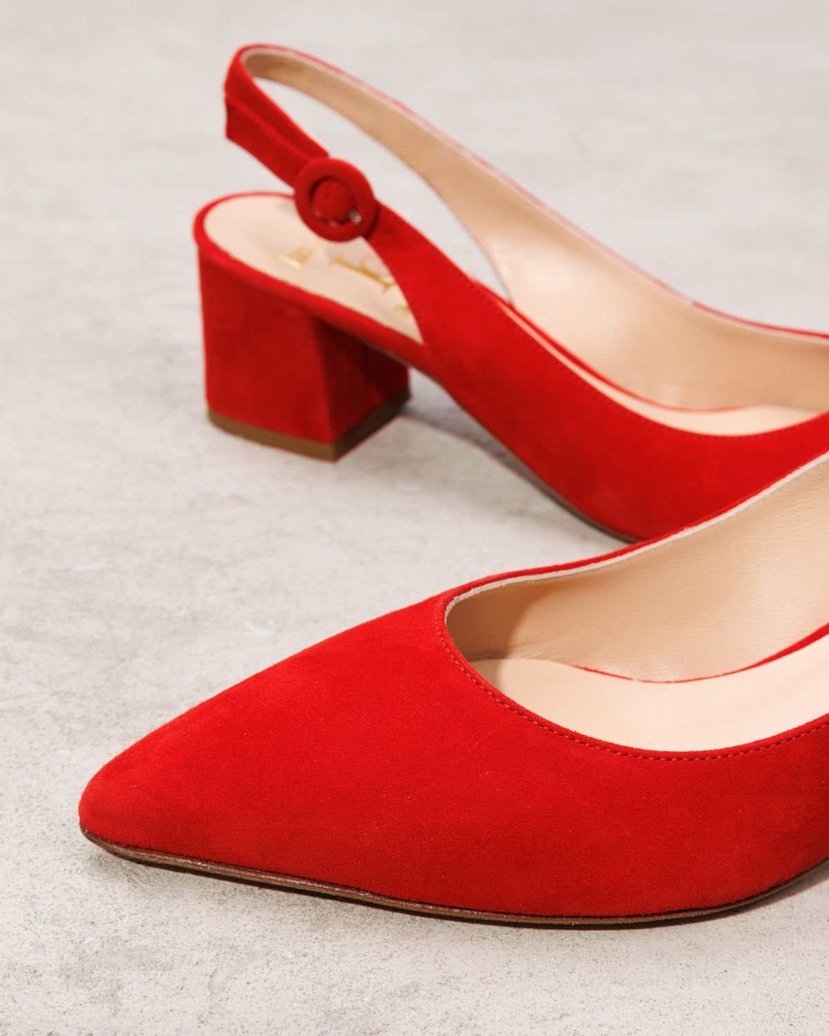 Красные замшевые туфли - Image 4 of 7