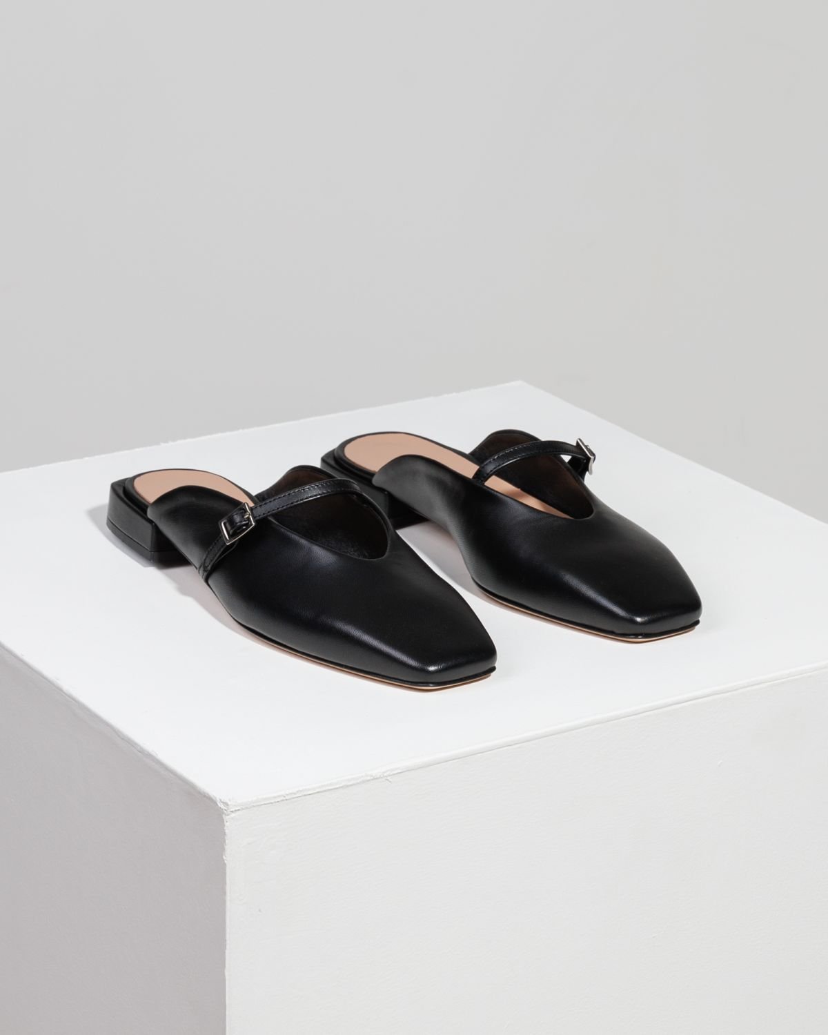 Черные кожаные слиперы - Image 3 of 6