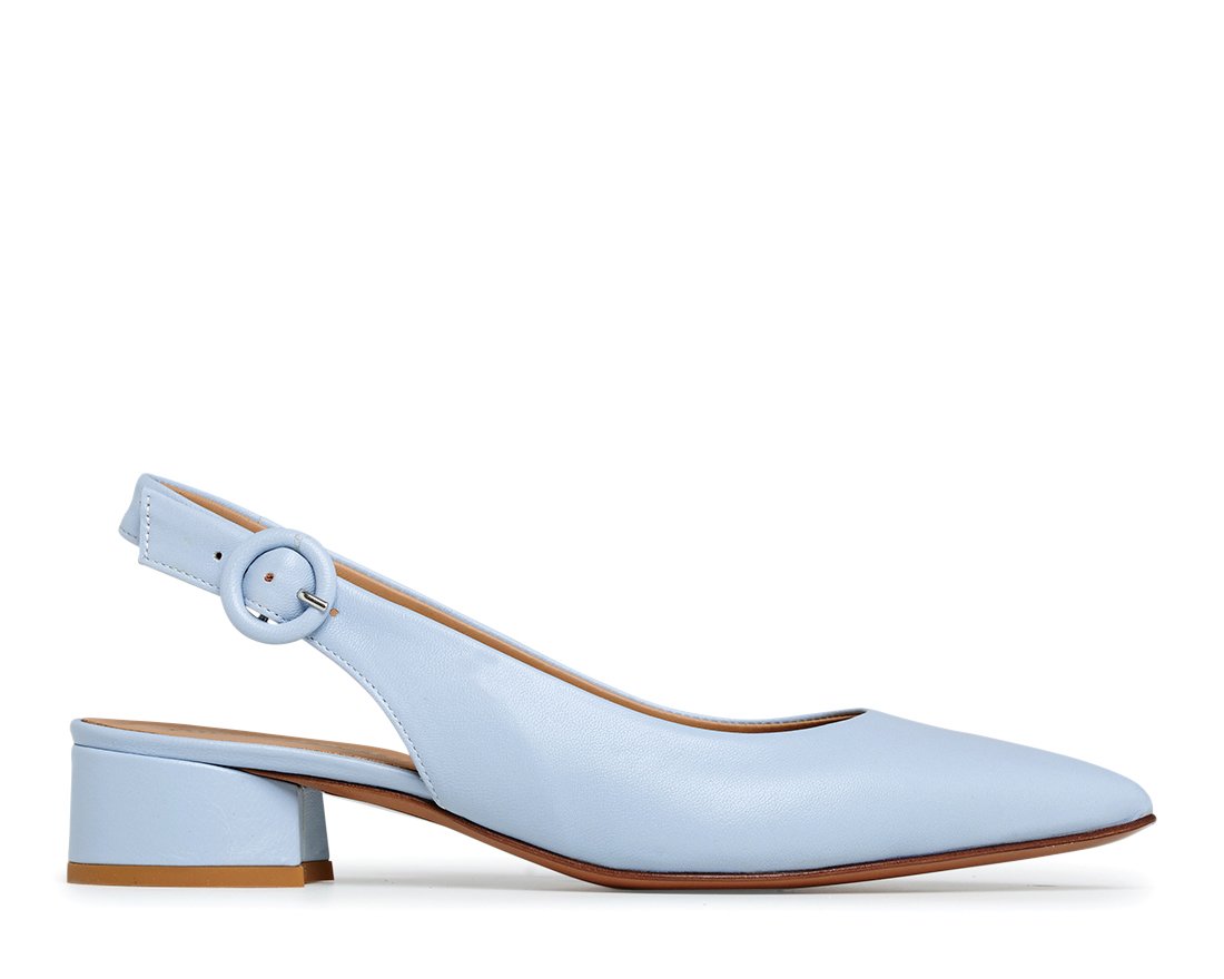 Голубые кожаные туфли - Main image