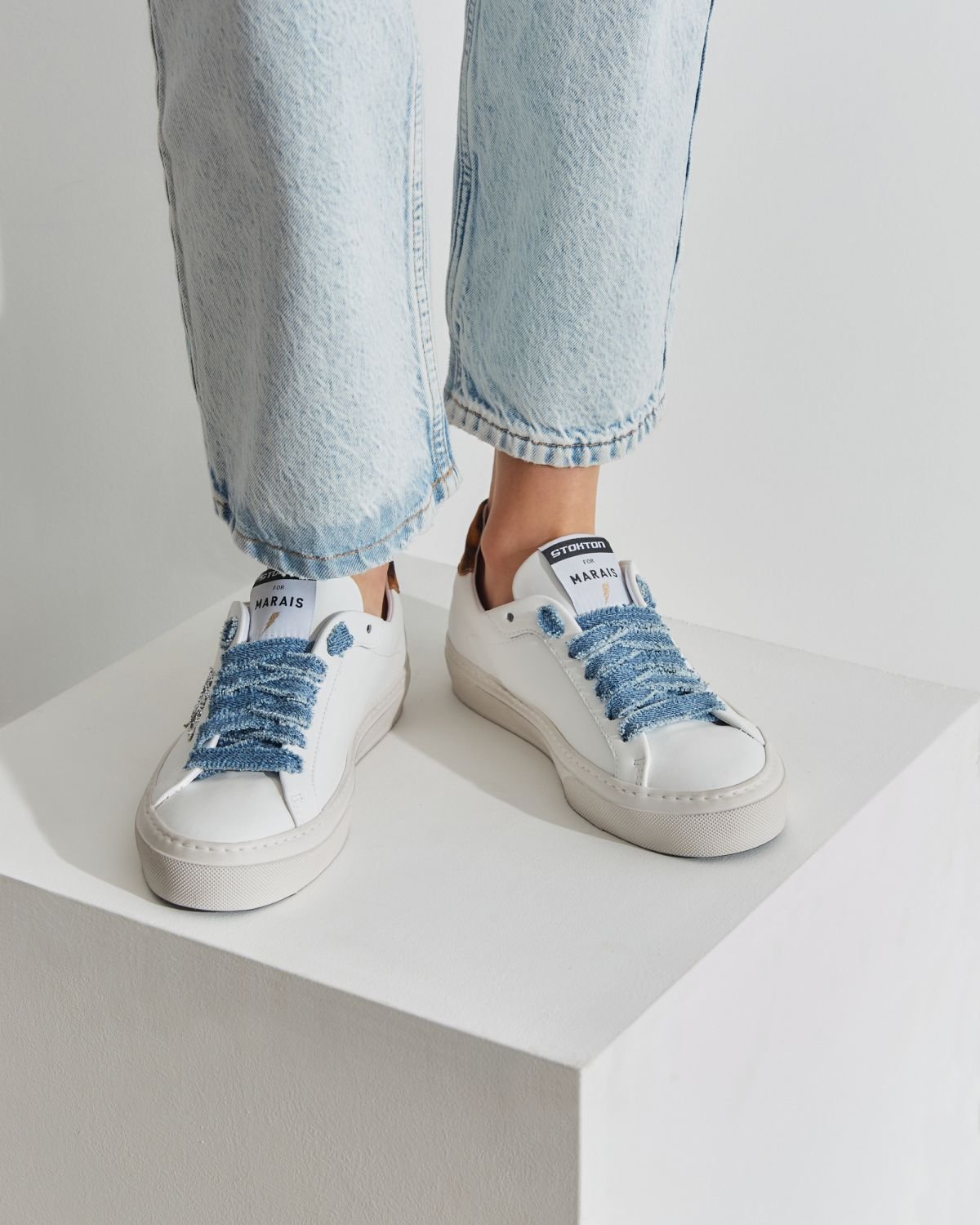 Белые кожаные кеды - Image 6 of 7