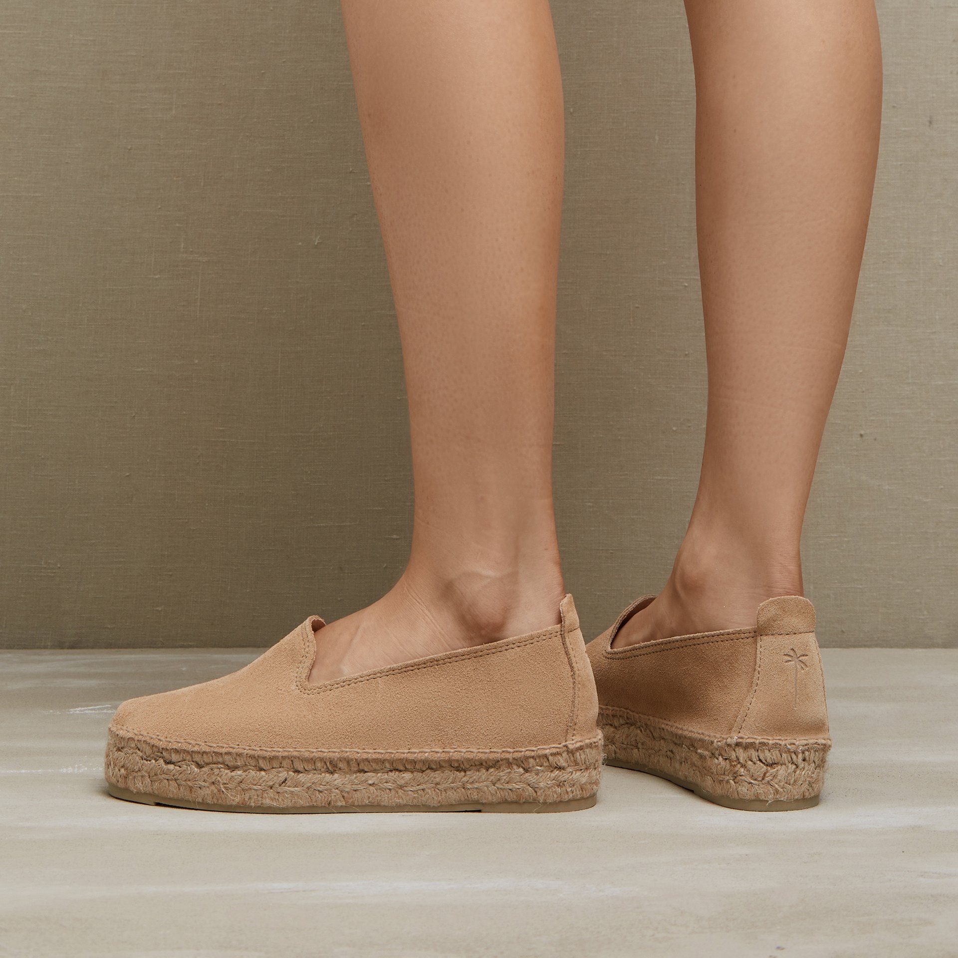 Бежевые замшевые эспадрильи - Image 4 of 5