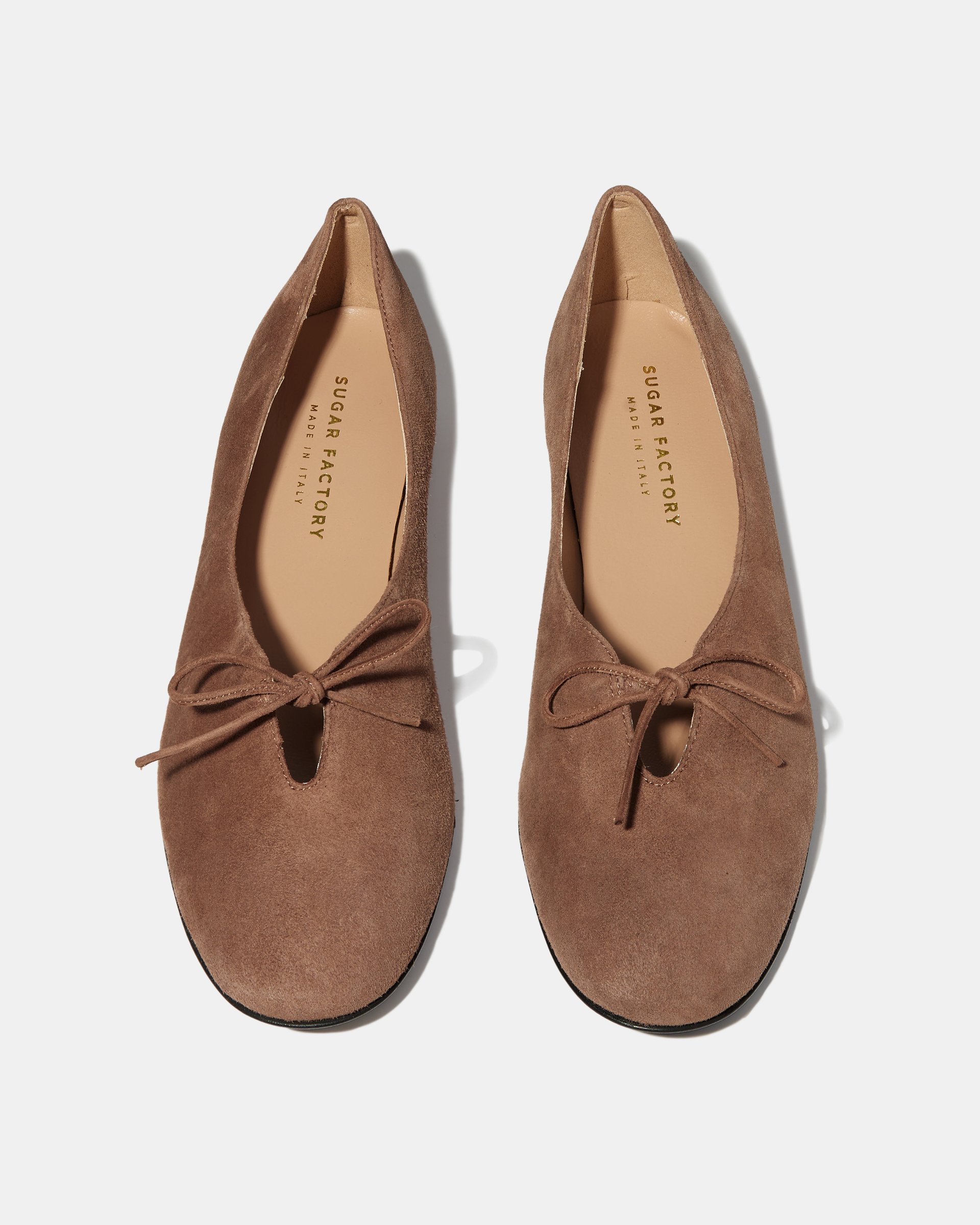 Бежевые замшевые туфли - Image 3 of 5