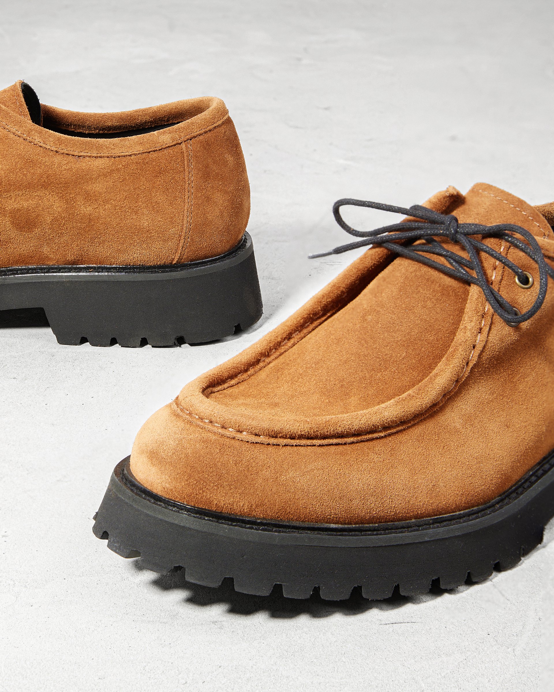 Коричневые замшевые полуботинки - Image 4 of 5