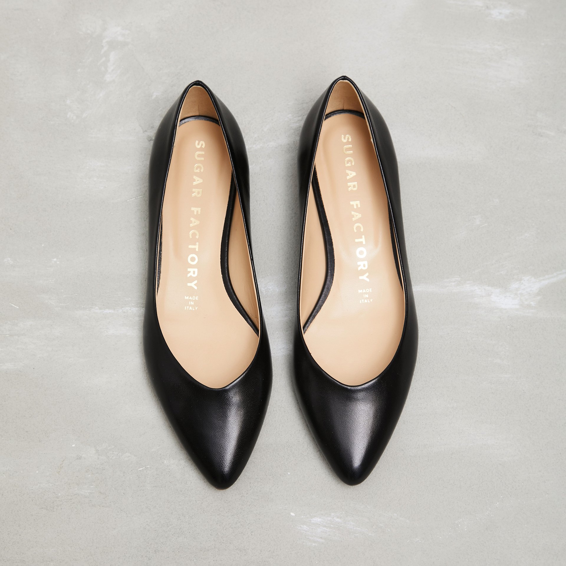 Черные кожаные балетки - Image 2 of 4