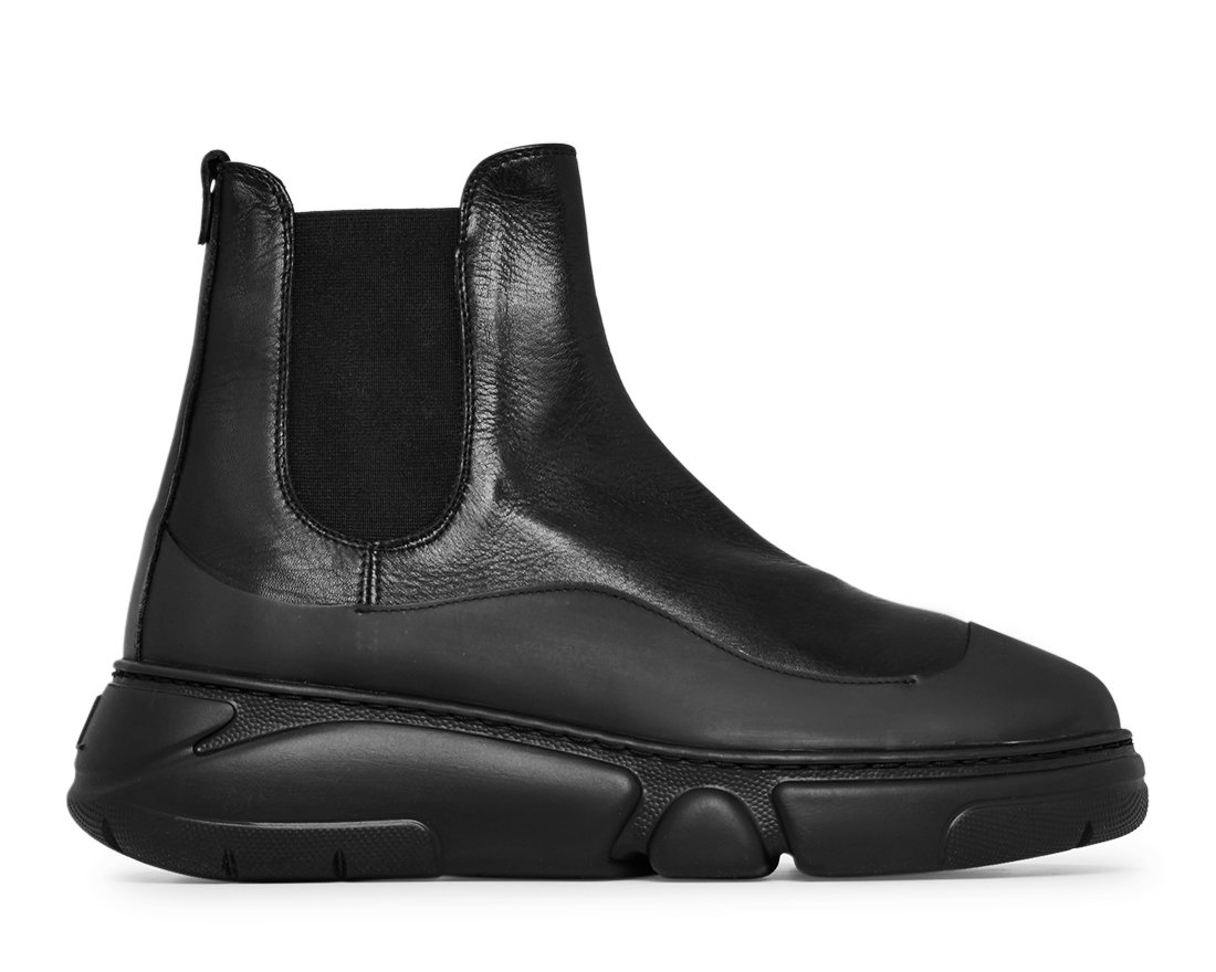 Чёрные кожаные ботинки - Main image