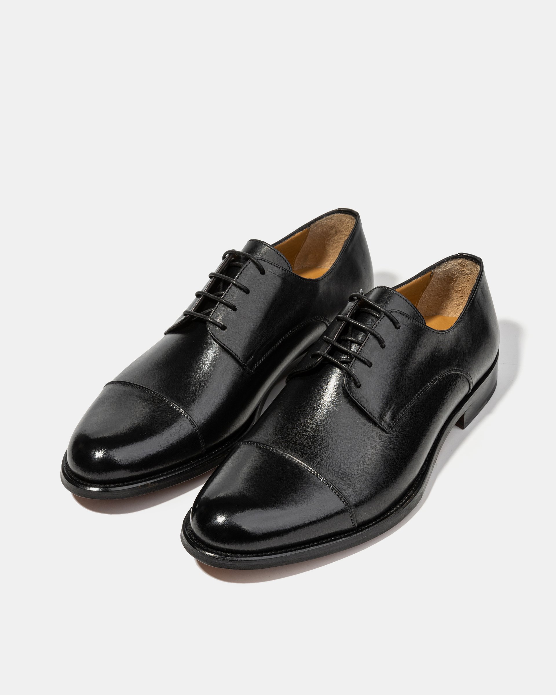 Черные кожаные мужские туфли - Image 2 of 5