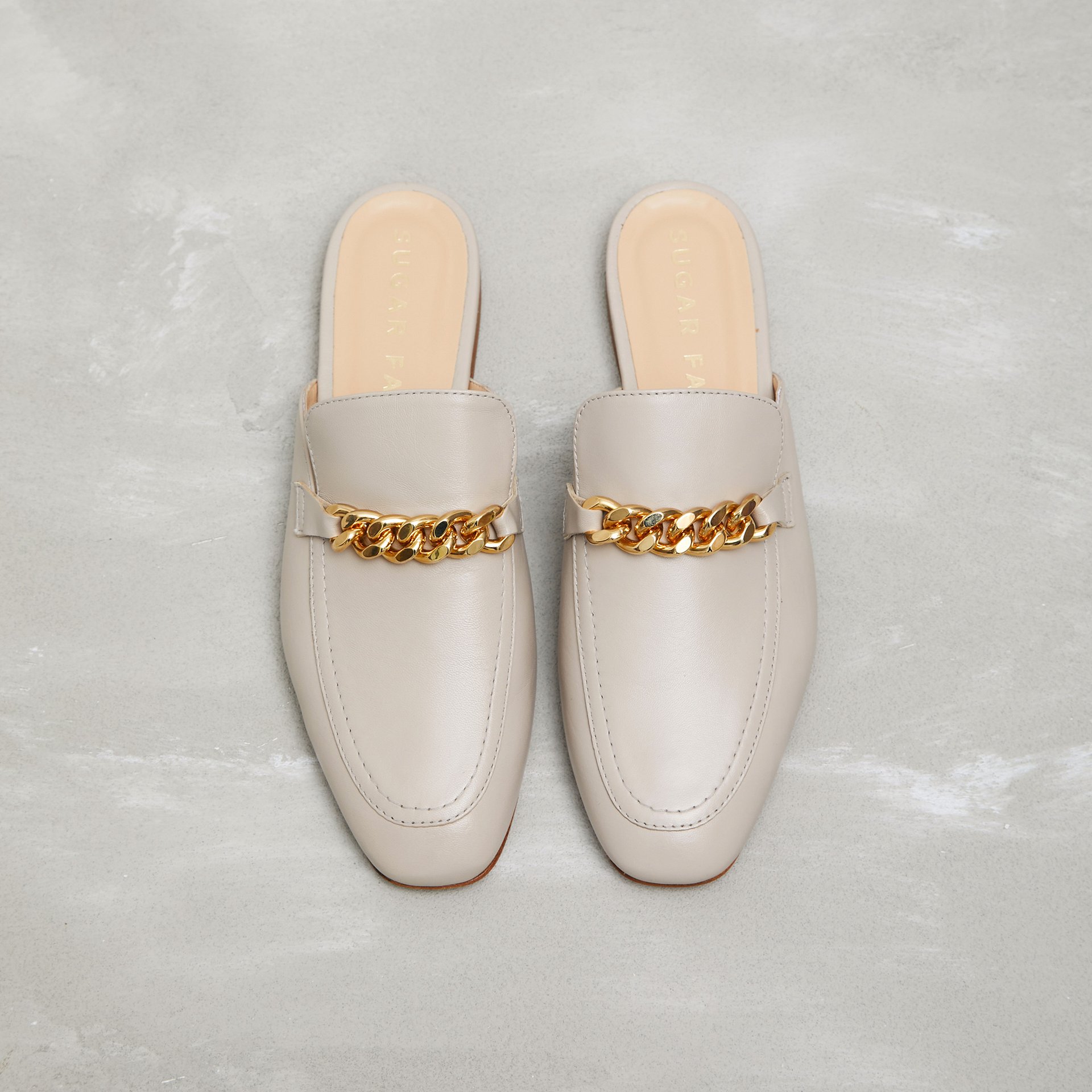 Серые кожаные слиперы - Image 2 of 5