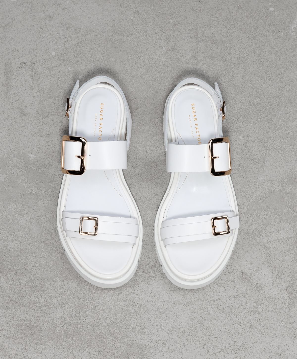 Белые кожаные сандалии - Image 2 of 6