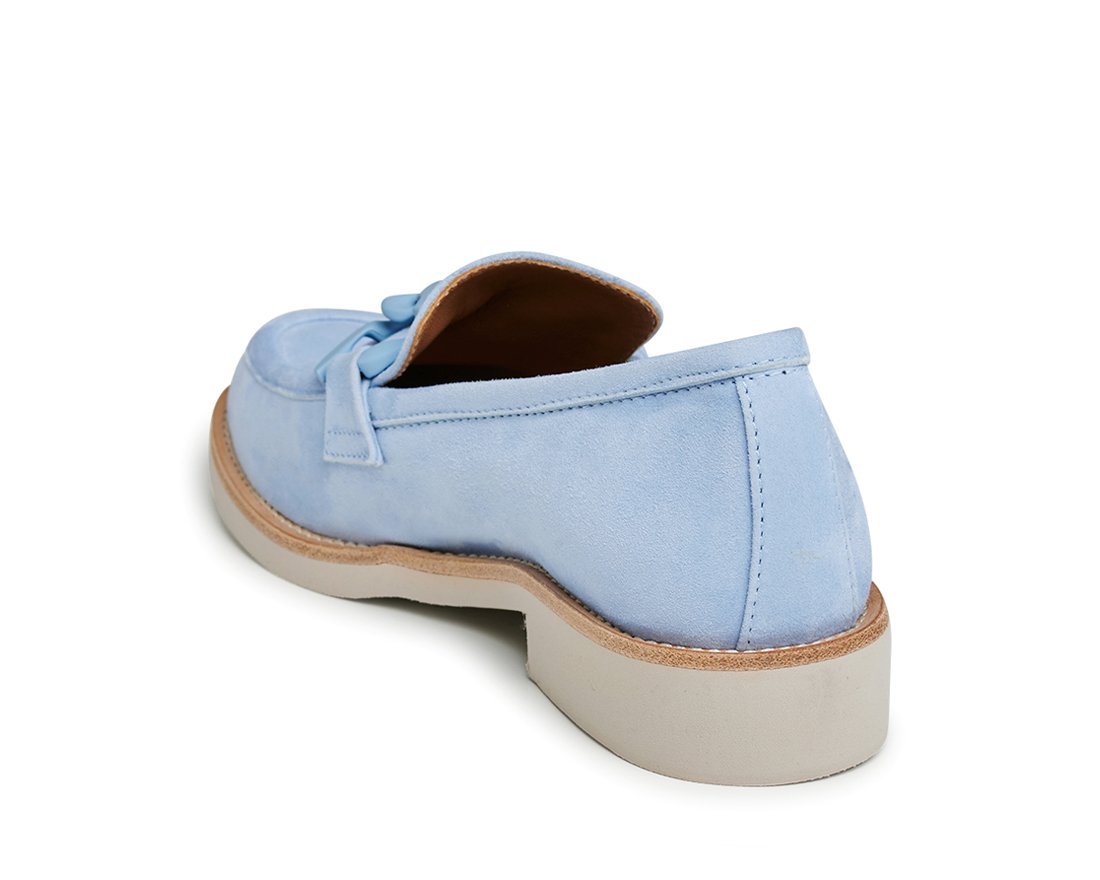 Голубые замшевые лоферы - Image 3 of 5