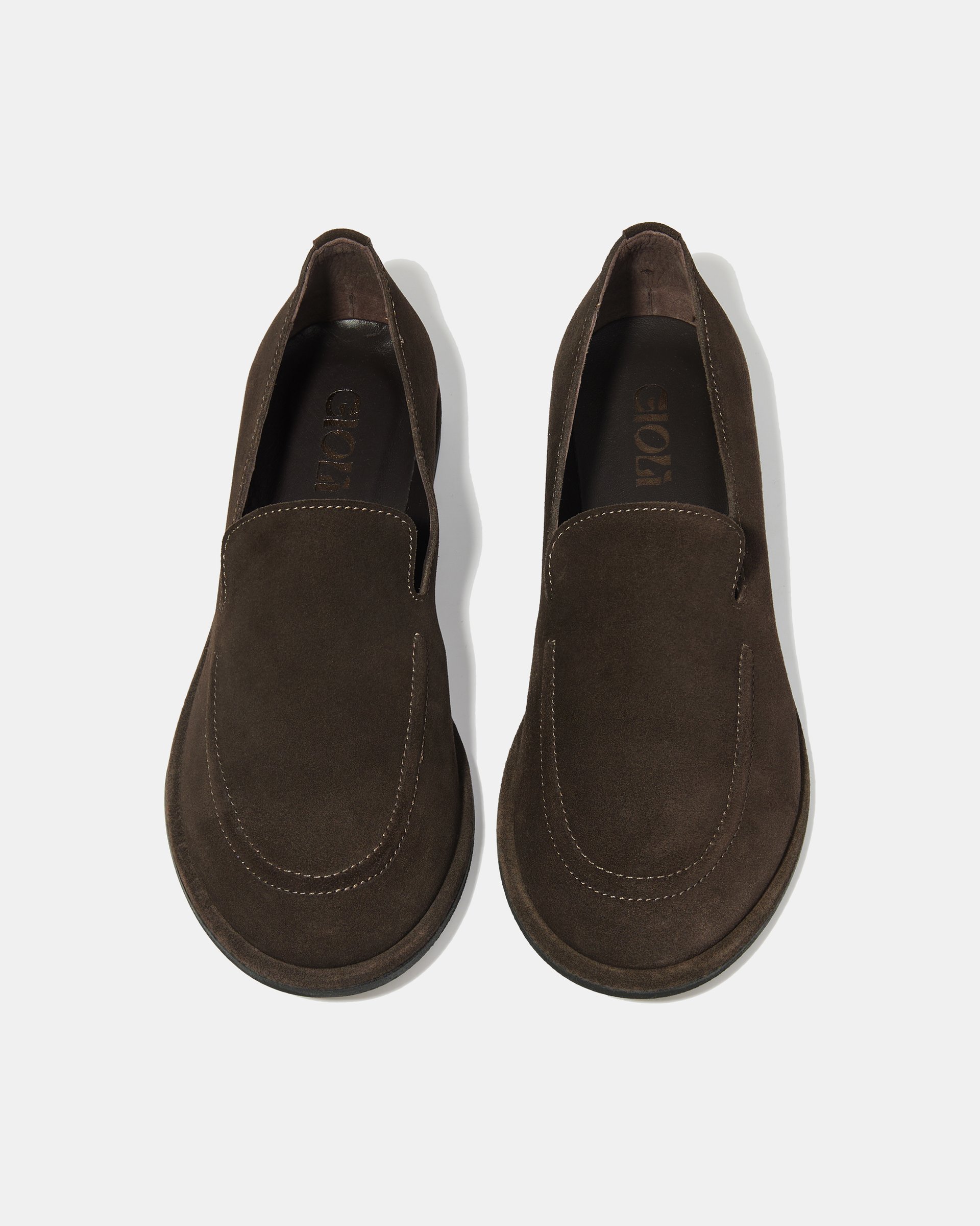Темно-коричневые замшевые туфли-лоферы - Image 4 of 5