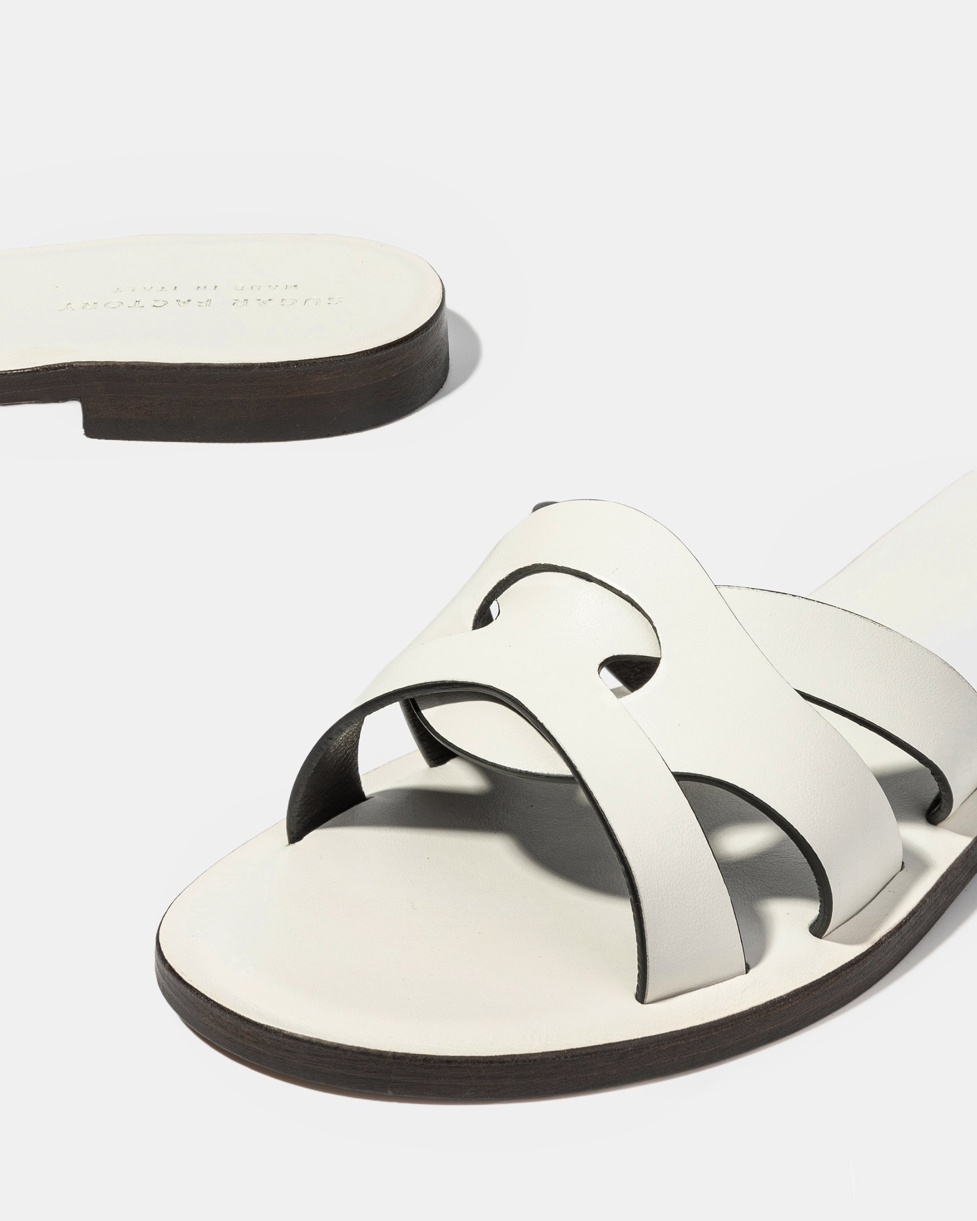 Белые пантолеты из натуральной кожи - Image 4 of 4