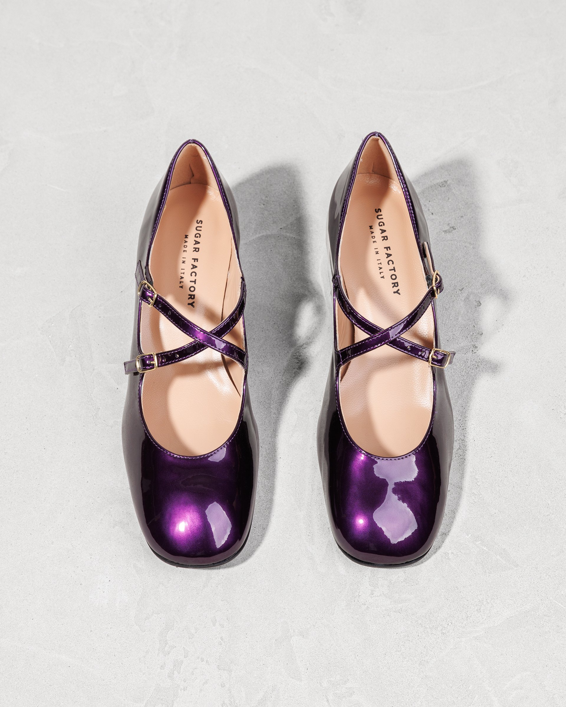 Сиреневые лакированные туфли mary jane - Image 3 of 6