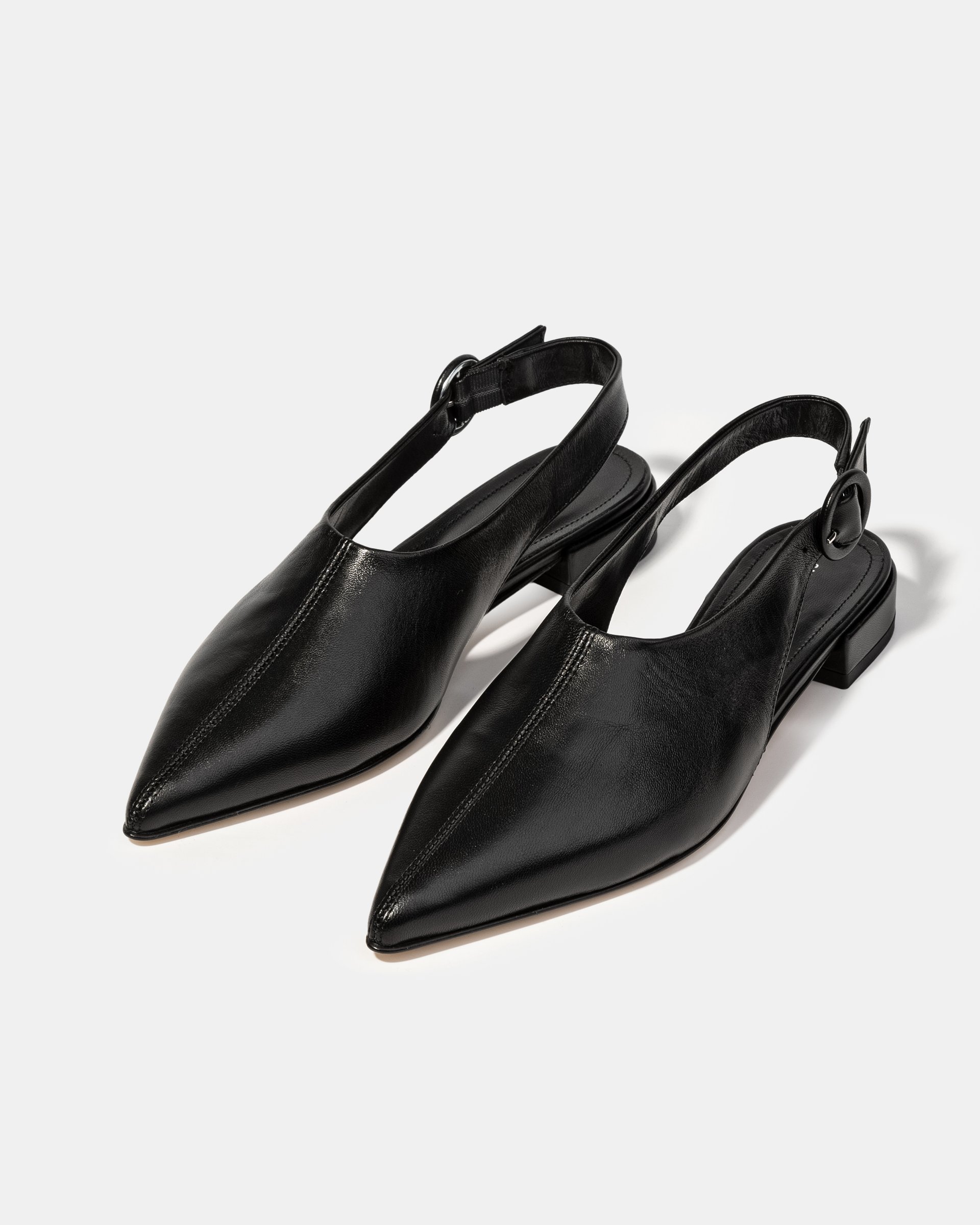 Черные туфли на низком каблуке - Image 2 of 5