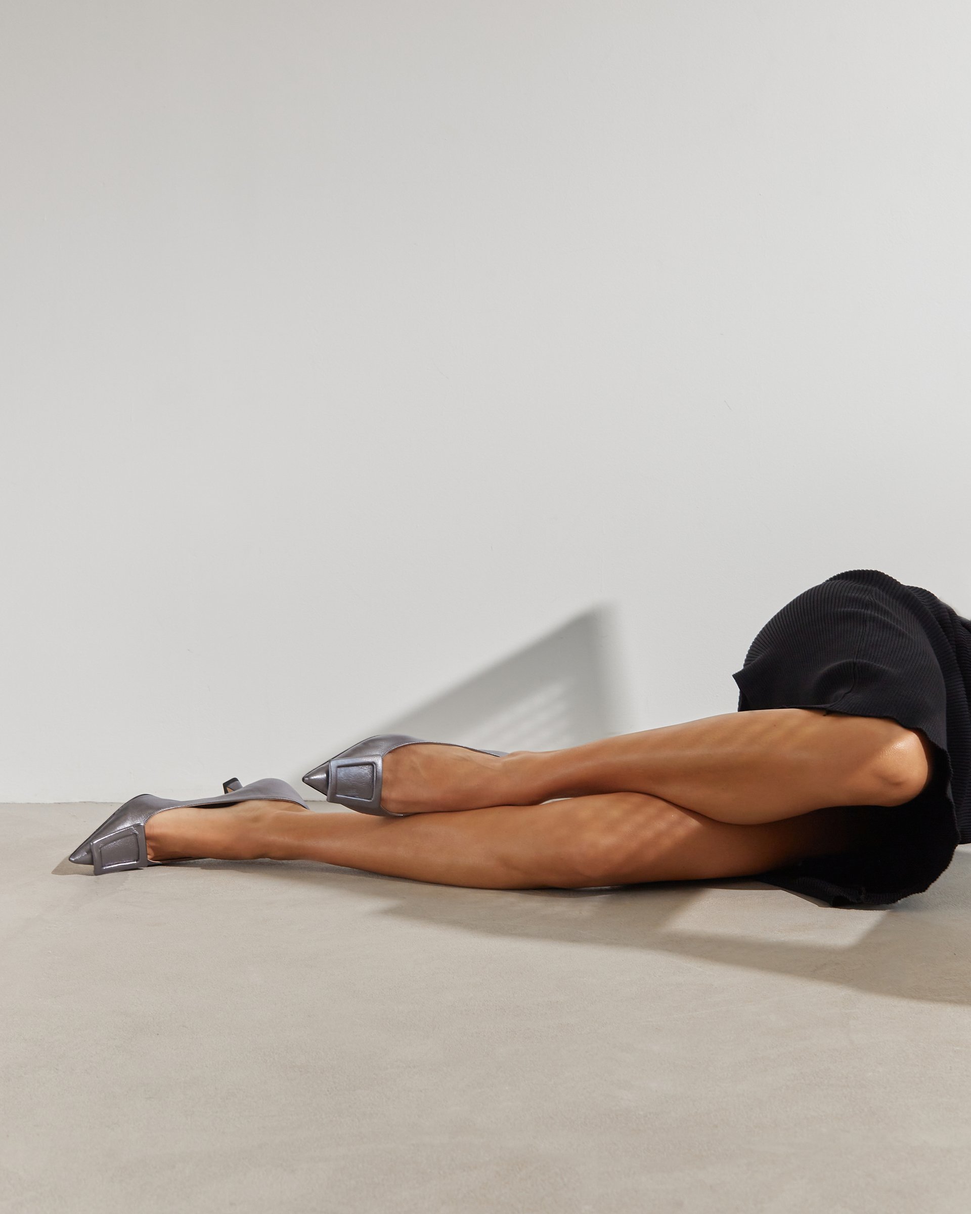 Серые блестящие туфли - Image 6 of 7