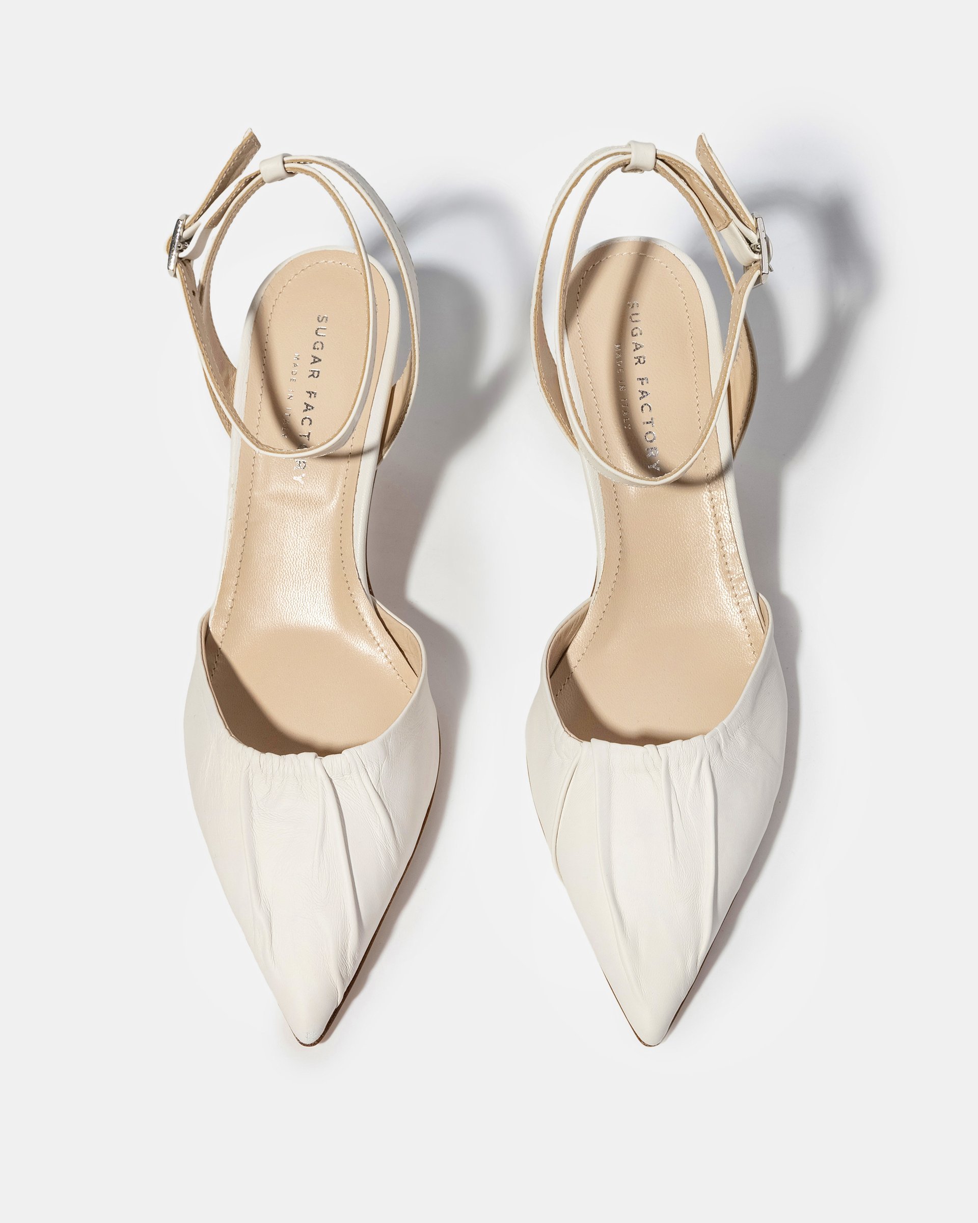 Белые туфли из натуральной кожи - Image 3 of 5