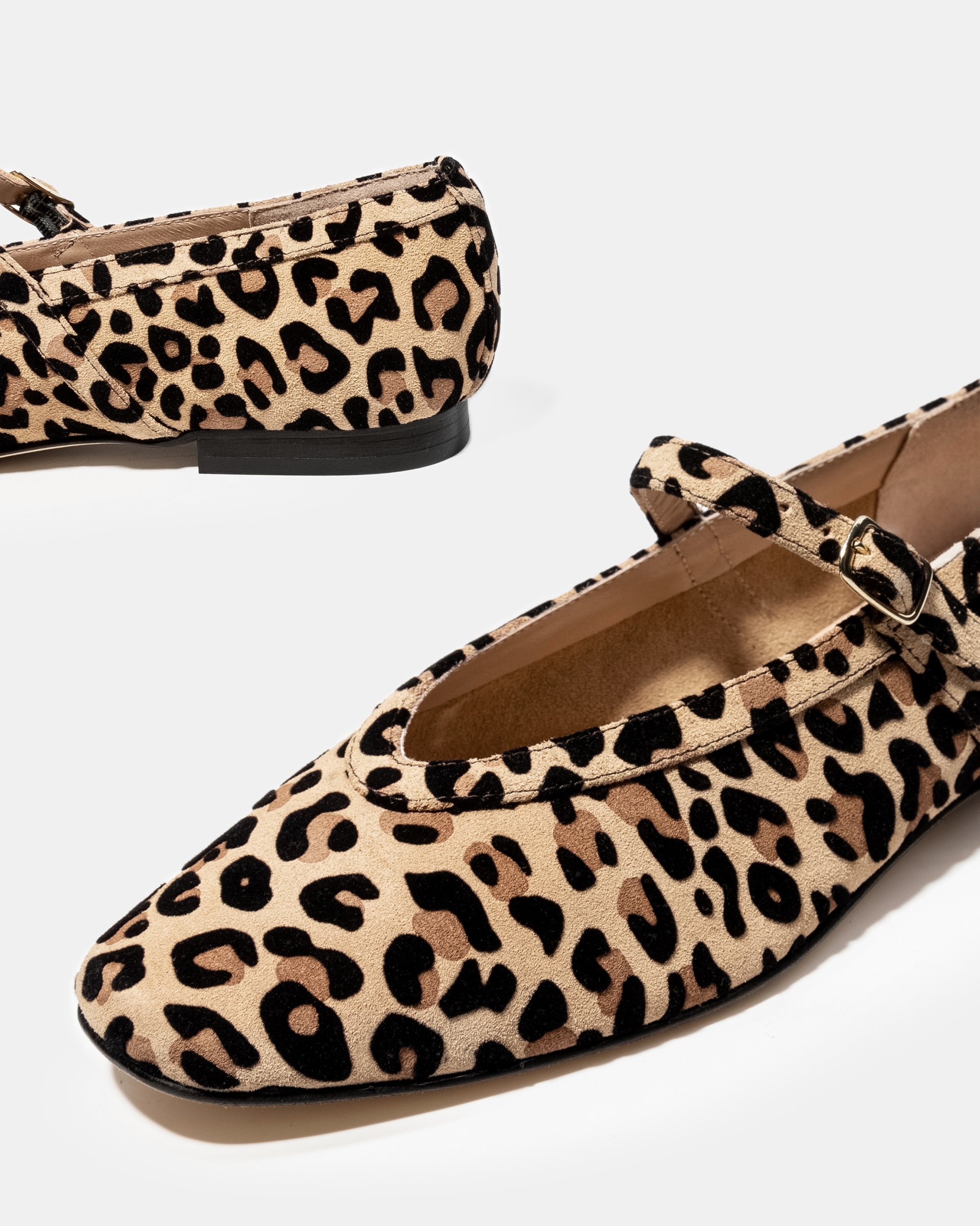 Леопардовые кожаные балетки - Image 4 of 4