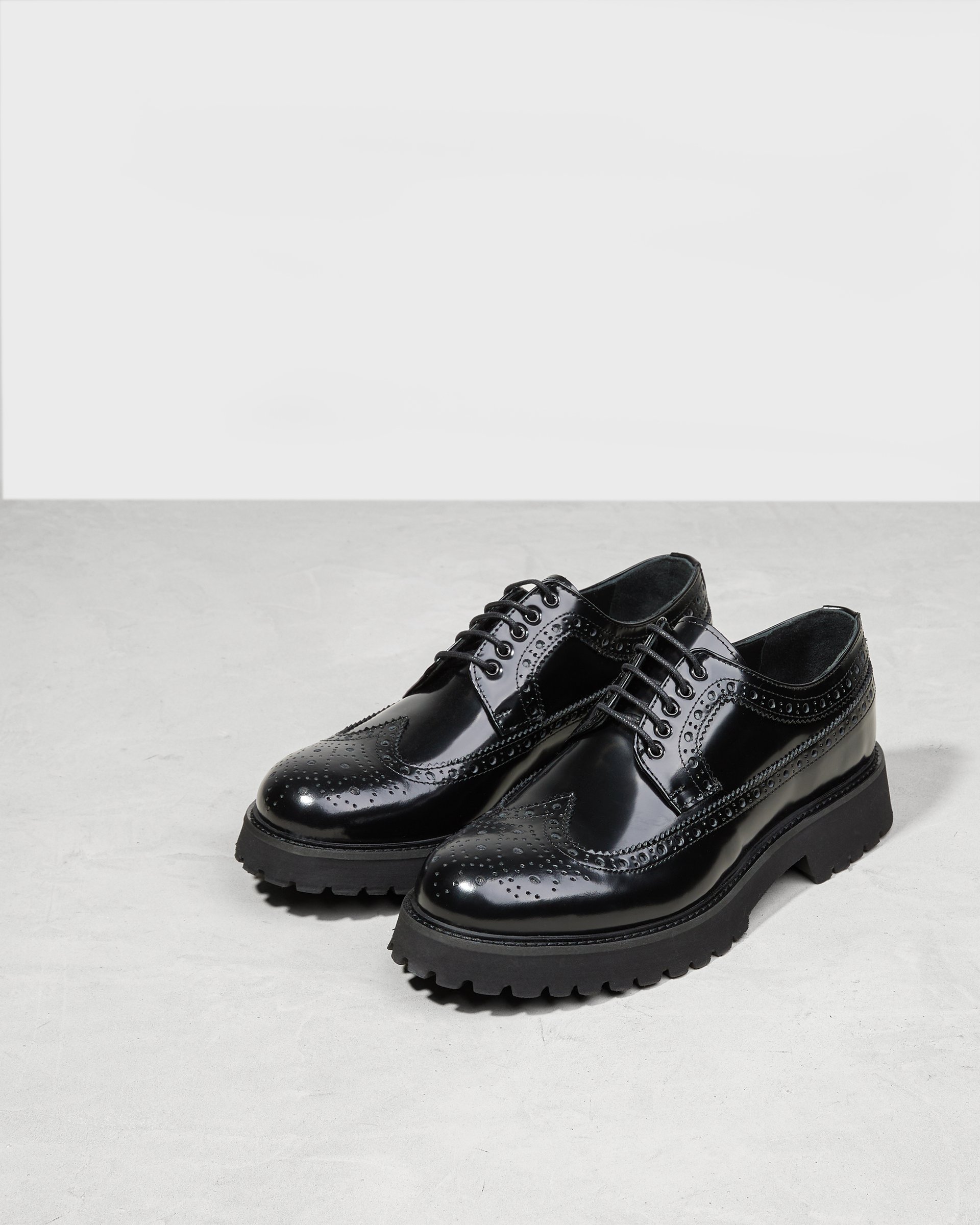 Черные полуботинки из натуральной кожи - Image 2 of 5