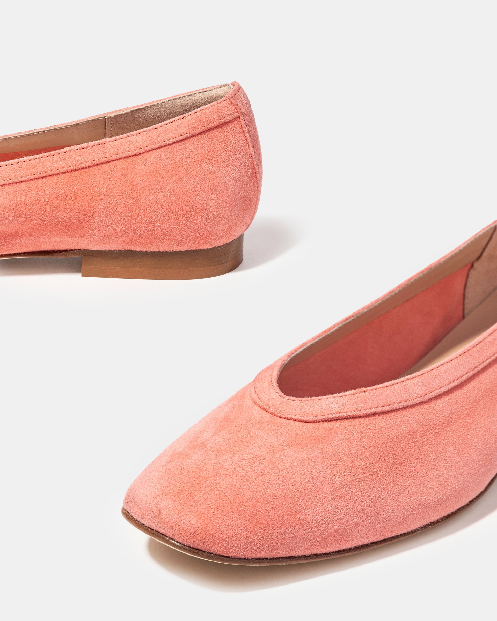 Розовые замшевые балетки - Image 4 of 5