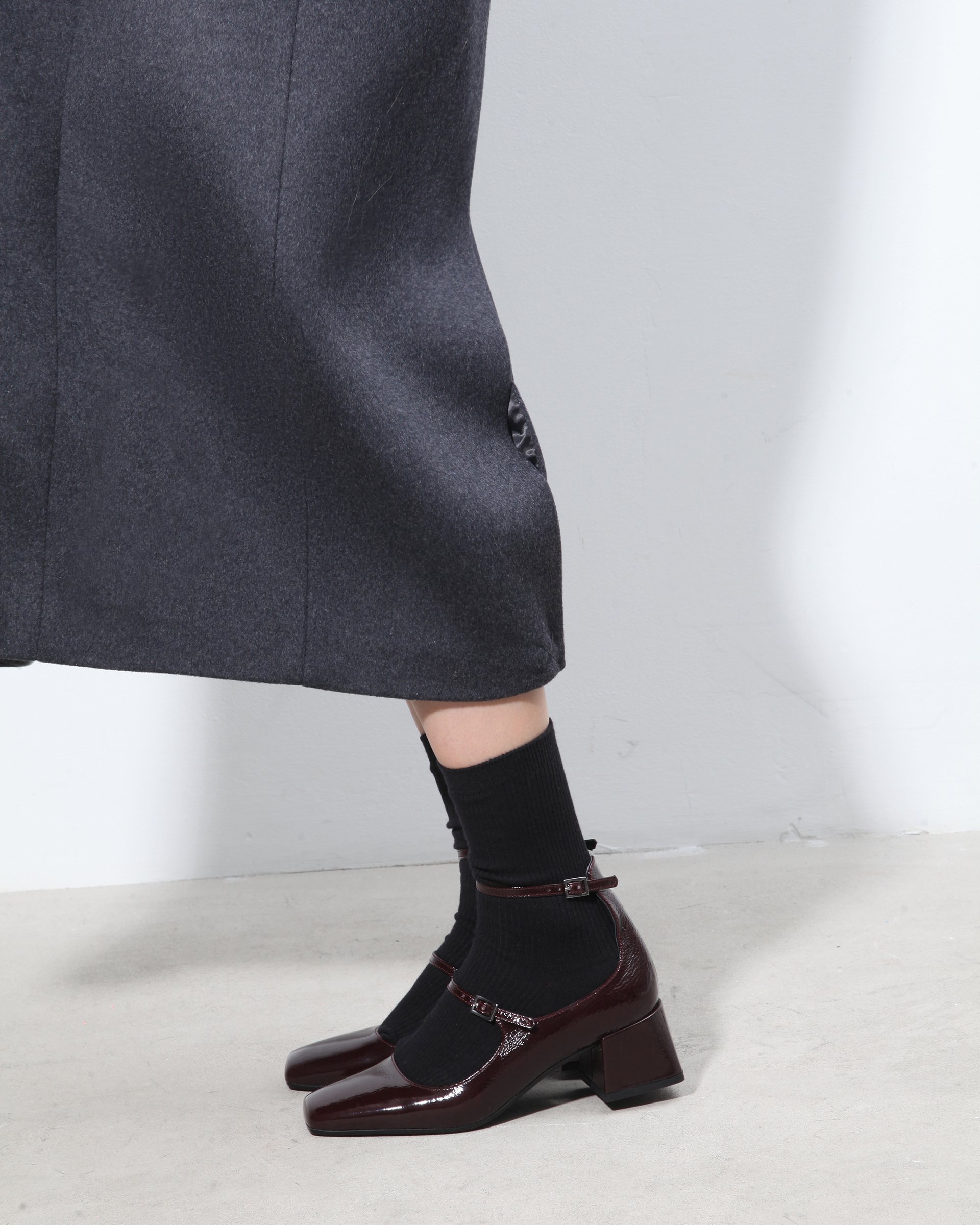 Туфли из лакированной кожи темно-бордового цвета - Image 6 of 7