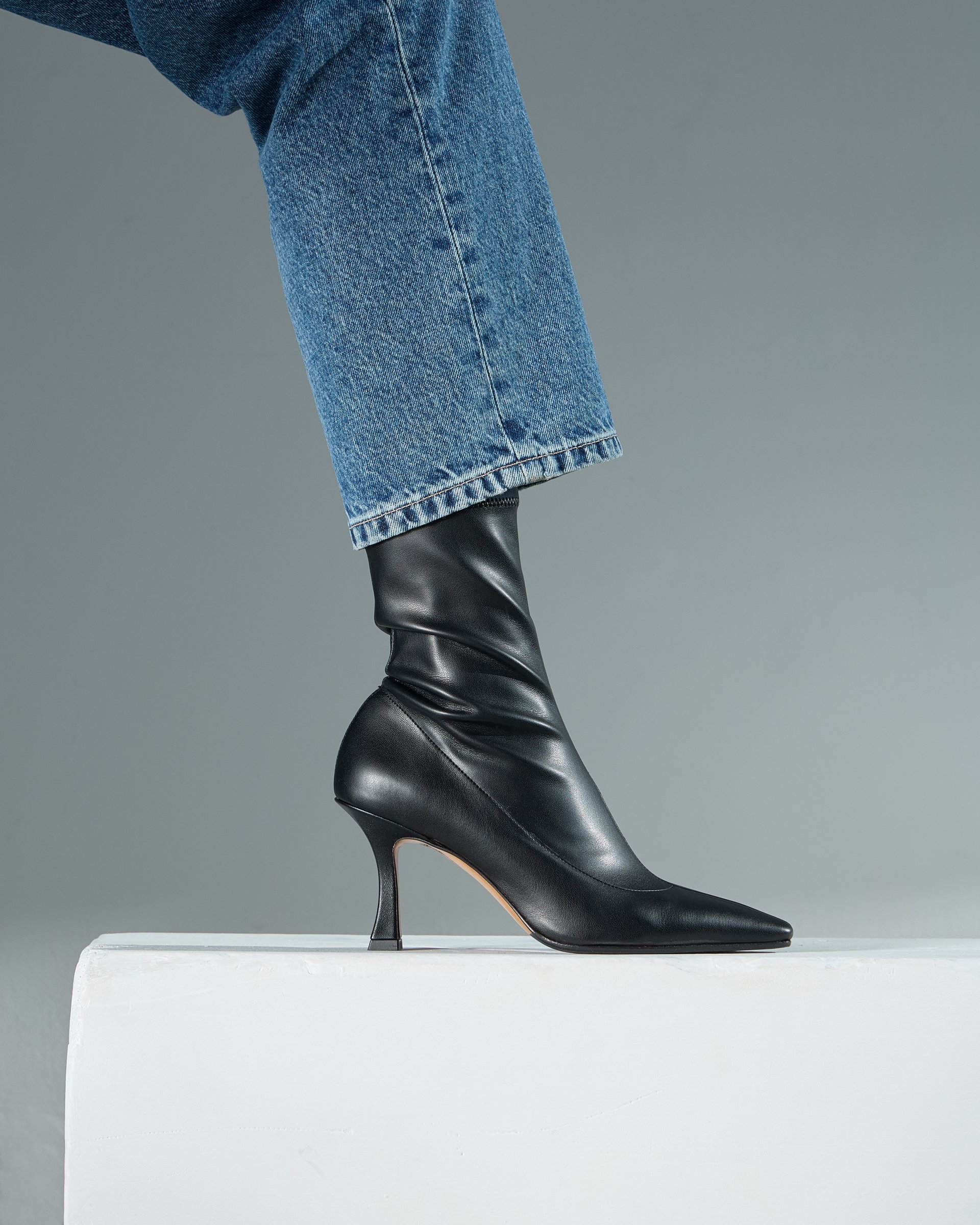 Черные ботильоны на шпильке - Image 5 of 6