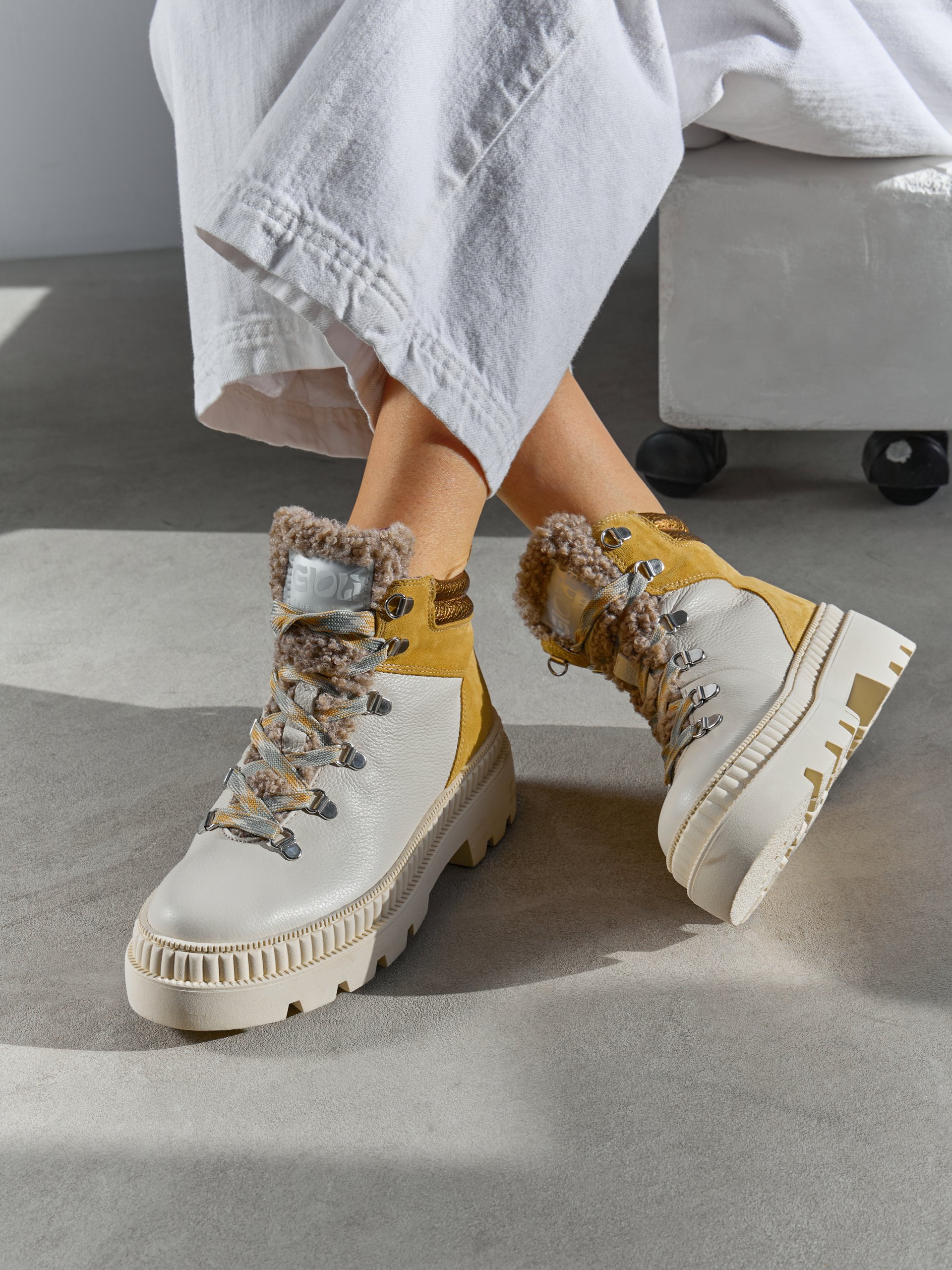 Белые кожаные ботинки - Image 7 of 7