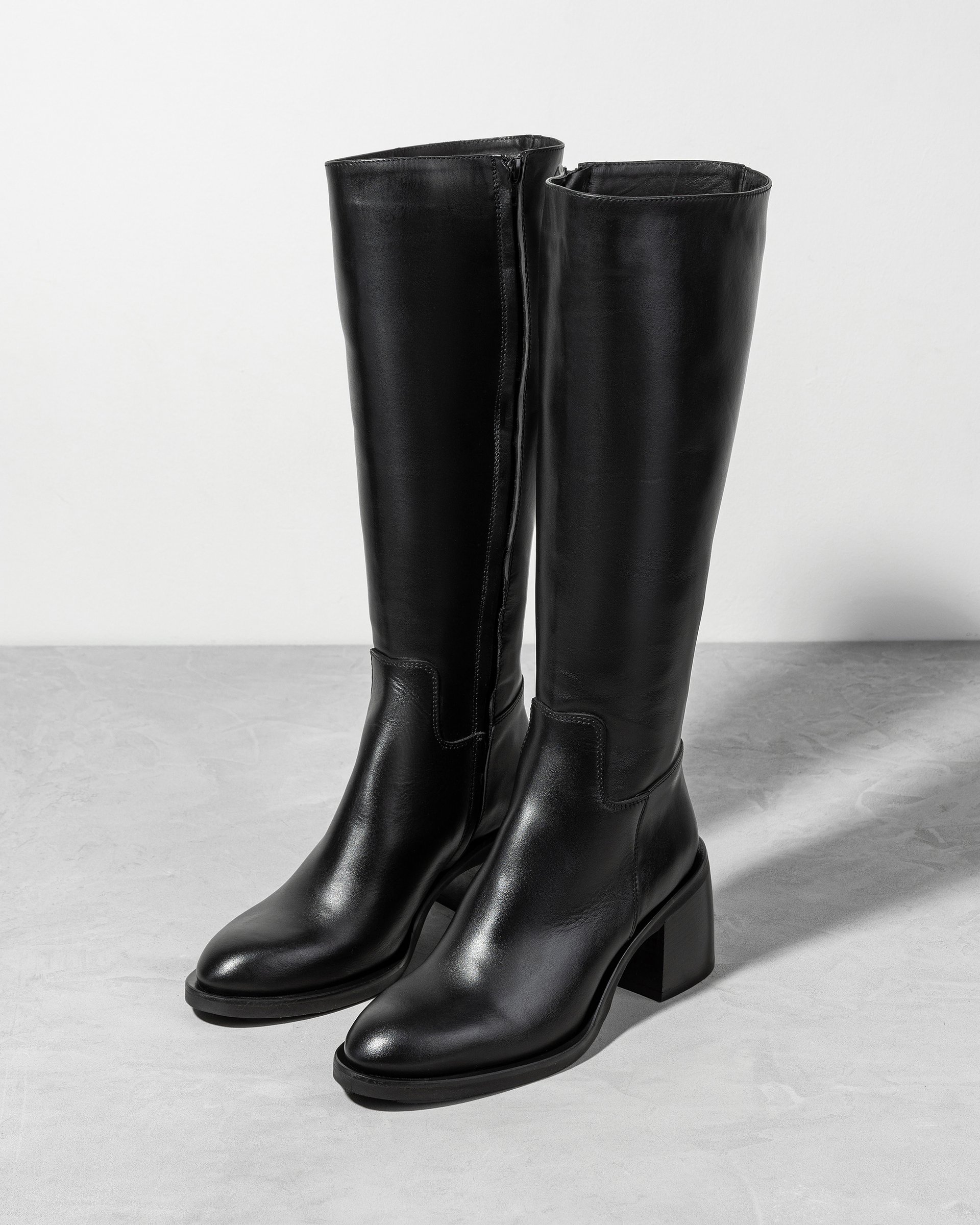 Черные кожаные сапоги - Image 2 of 7