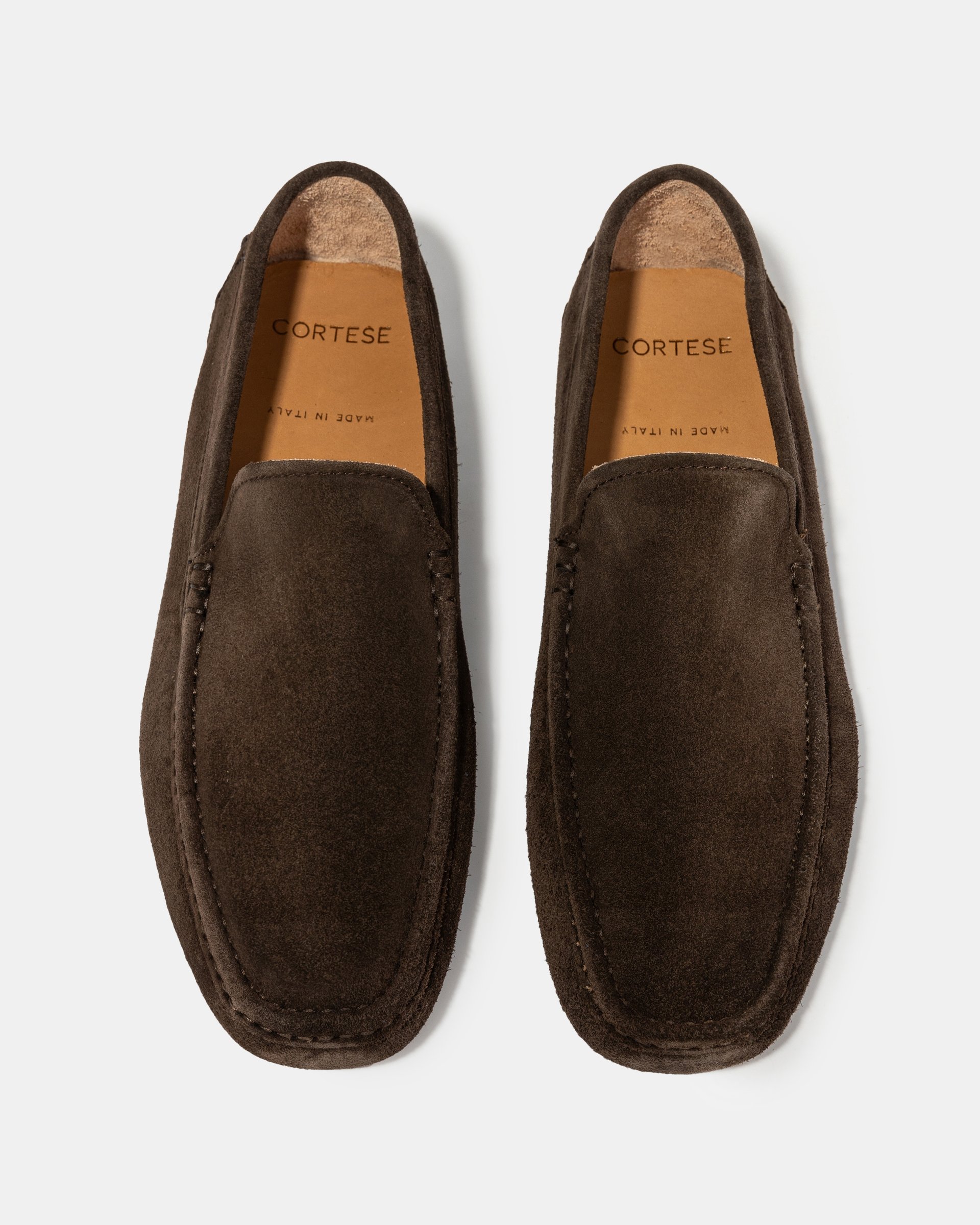 Темно-коричневые замшевые мокасины - Image 3 of 5