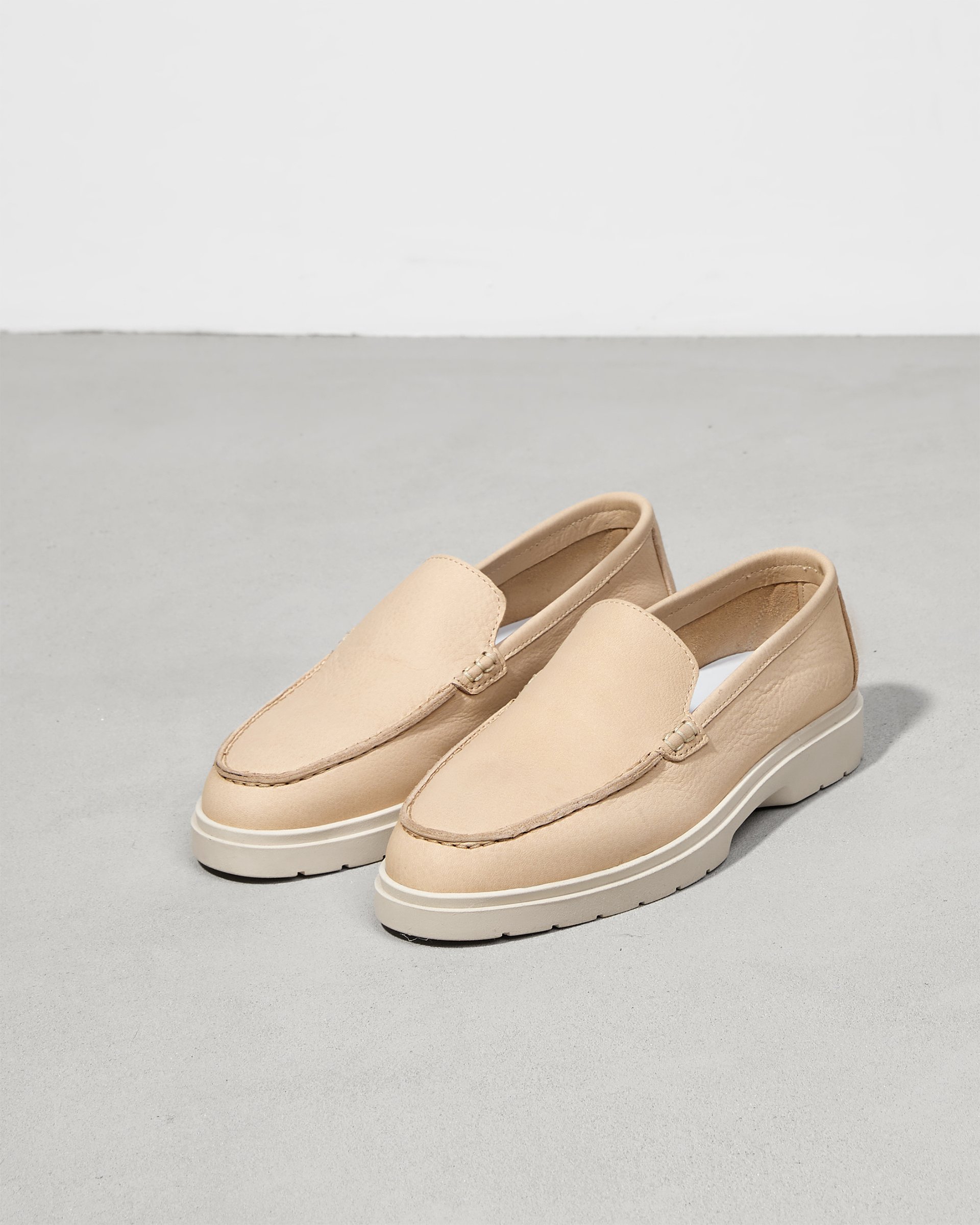 Кремовые кожаные лоферы - Image 3 of 7