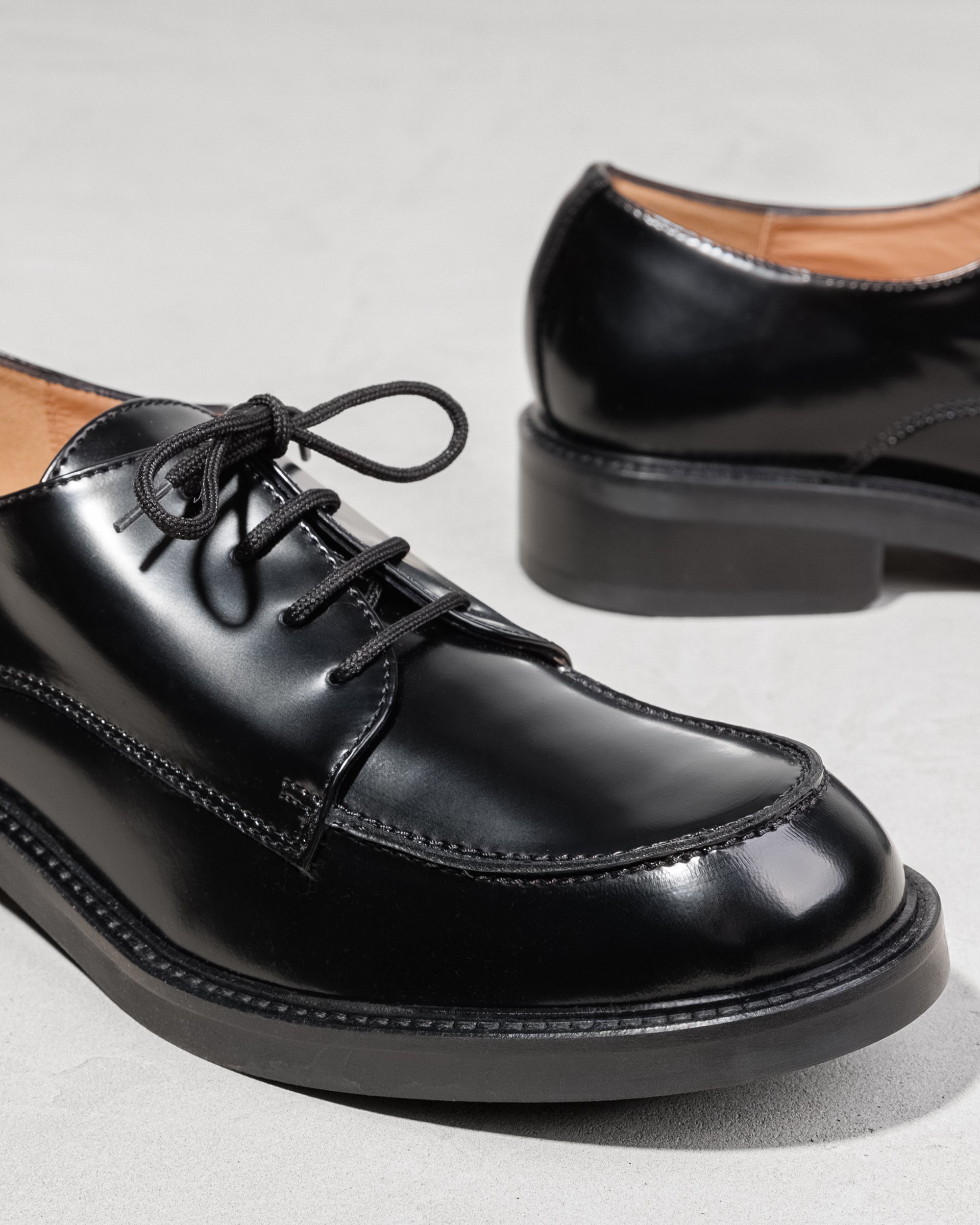 Классические черные кожаные туфли - Image 4 of 6