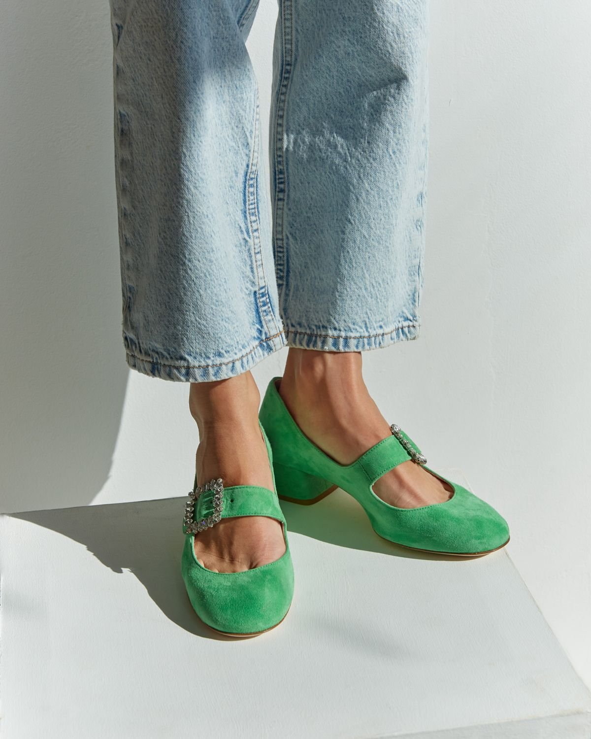 Зеленые замшевые туфли - Image 7 of 7