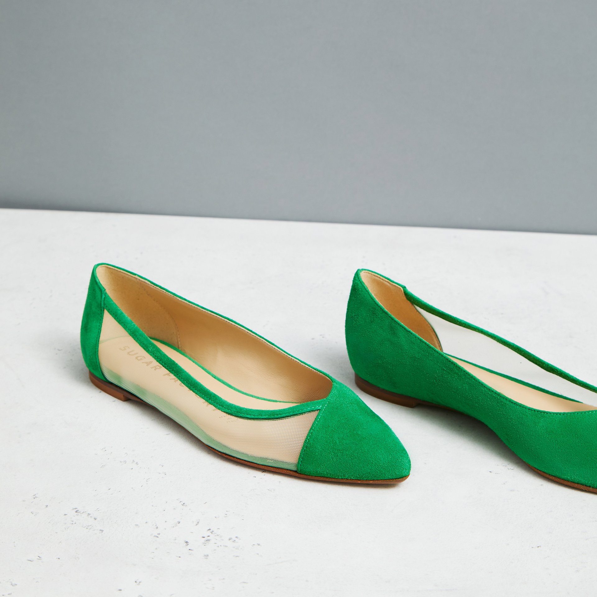 Зеленые замшевые балетки - Image 2 of 5