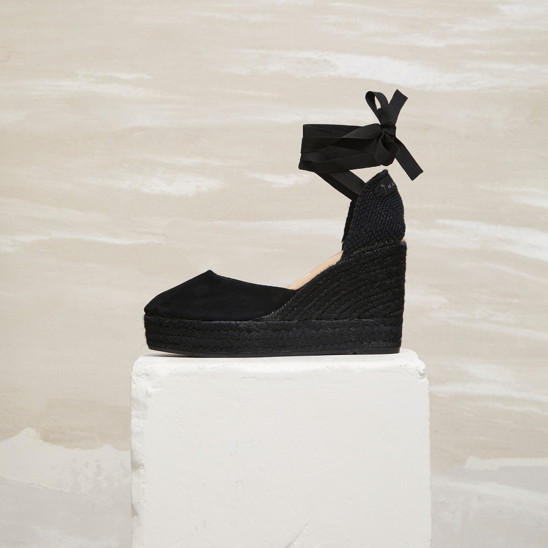 Черные замшевые эспадрильи - Main image