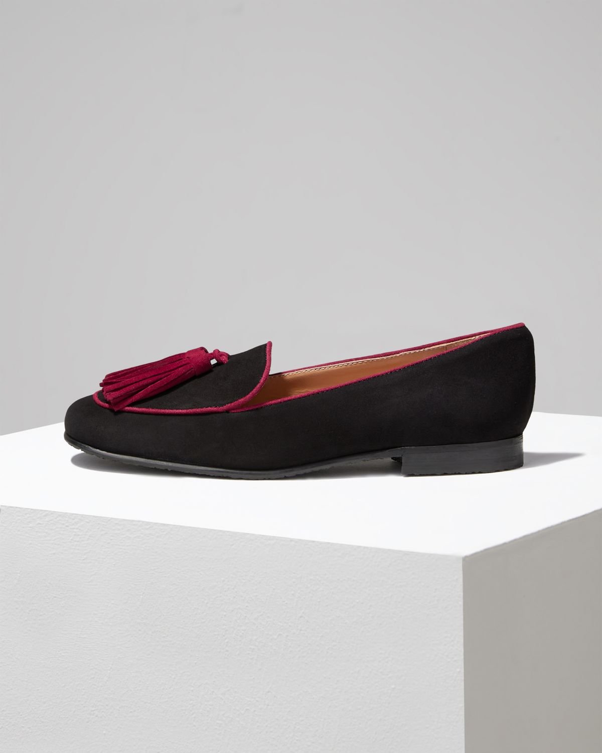 Черные замшевые лоферы - Main image