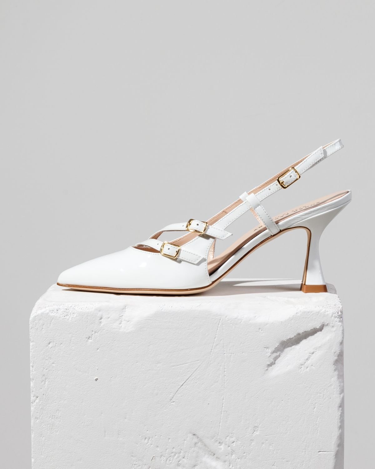 Белые кожаные туфли - Main image