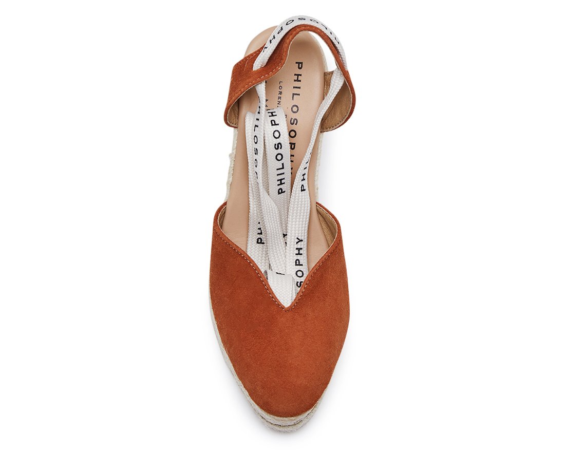 Коричневые  замшевые эспадрильи - Image 4 of 4