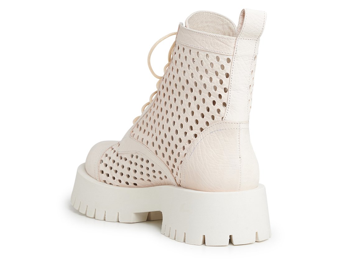 Бежевые кожаные ботинки - Image 3 of 5