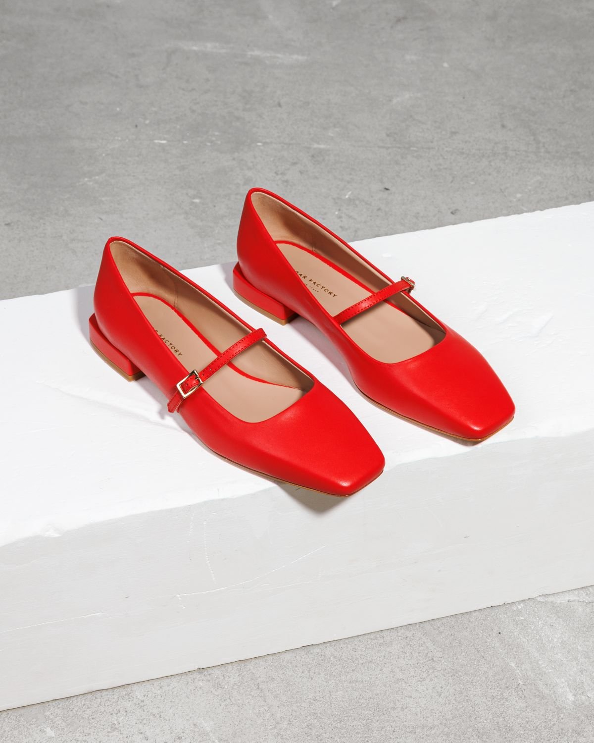 Красные кожаные туфли - Image 3 of 6