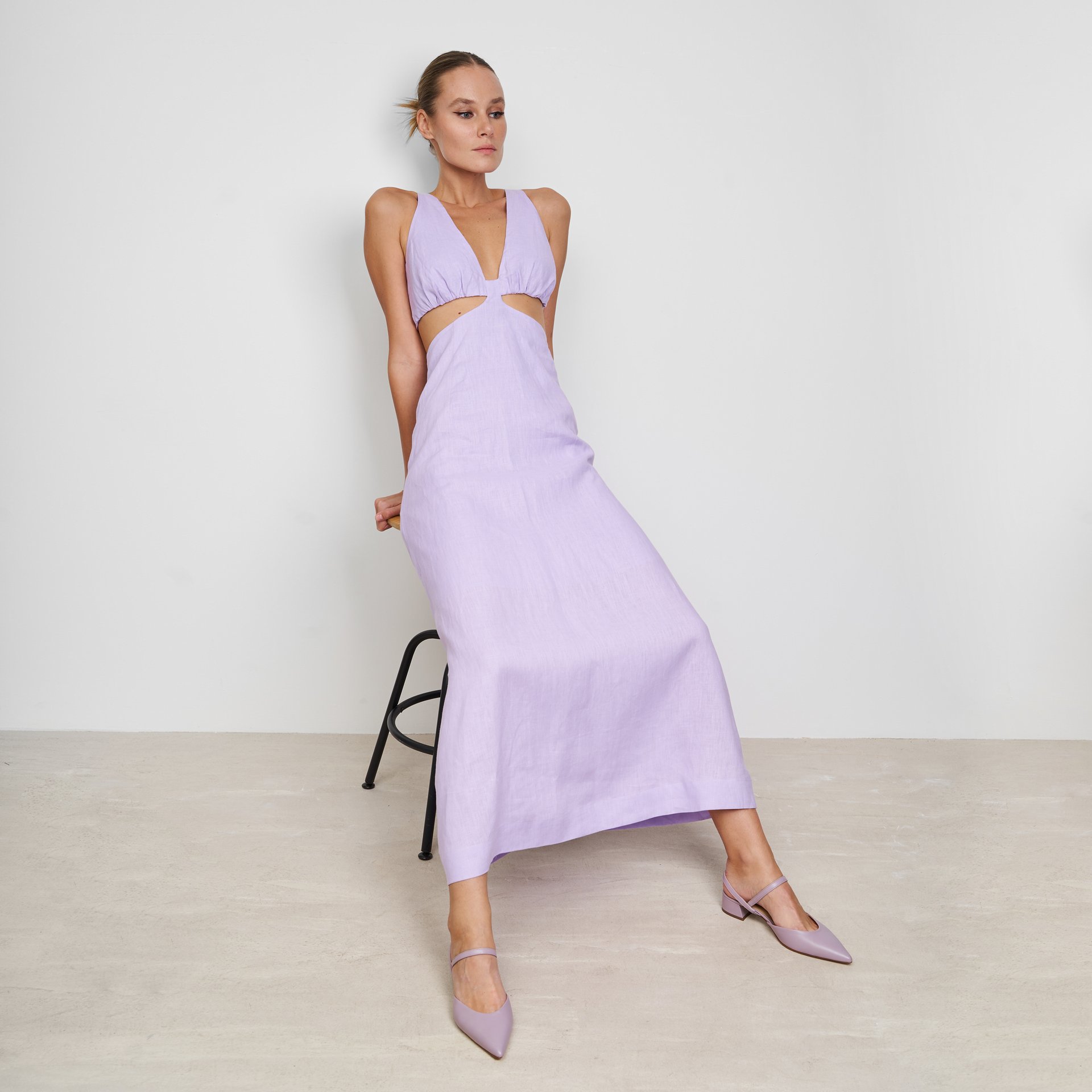 Фиолетовые кожаные туфли - Image 6 of 6