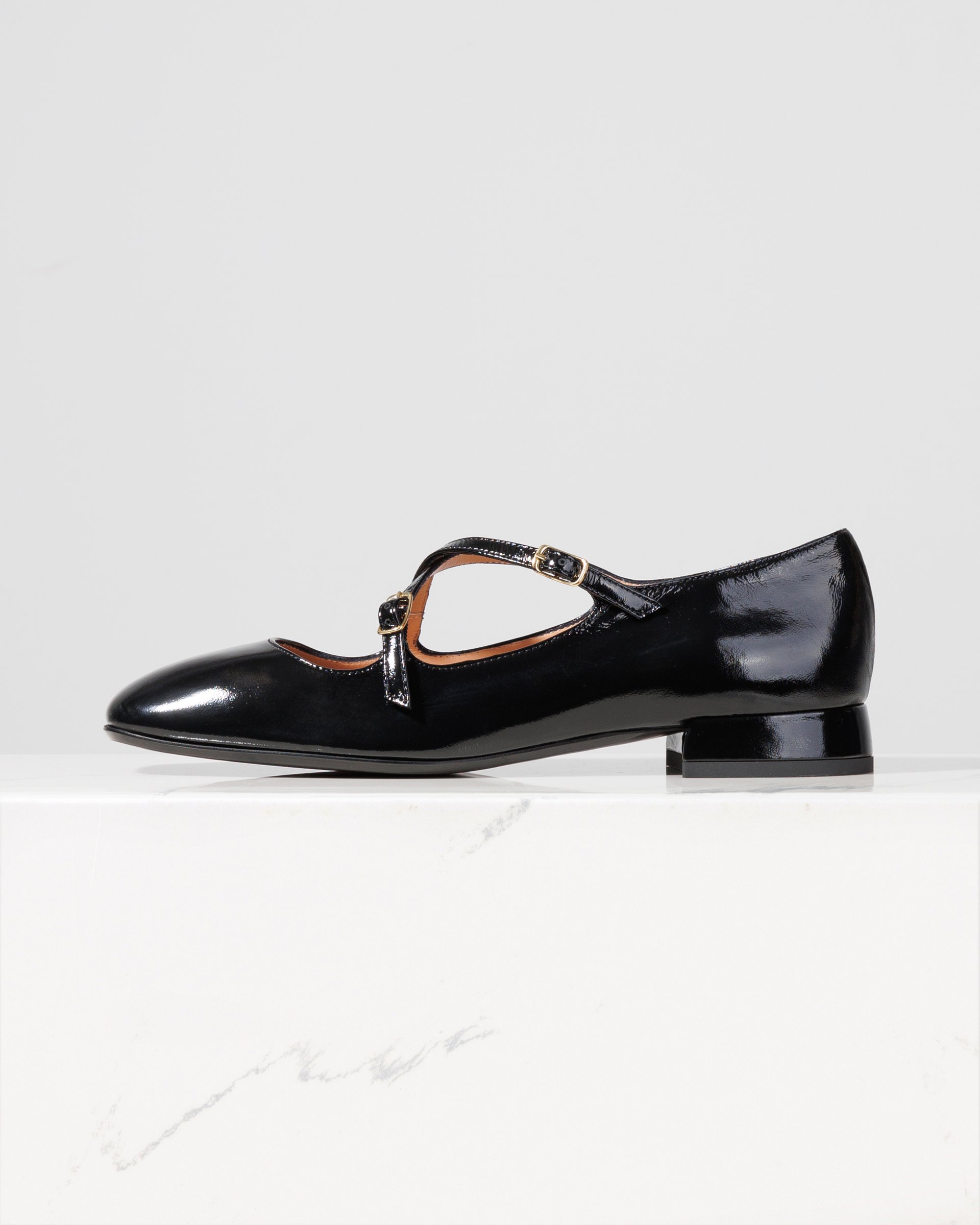 Черные лакированные туфли-мери джейн - Main image