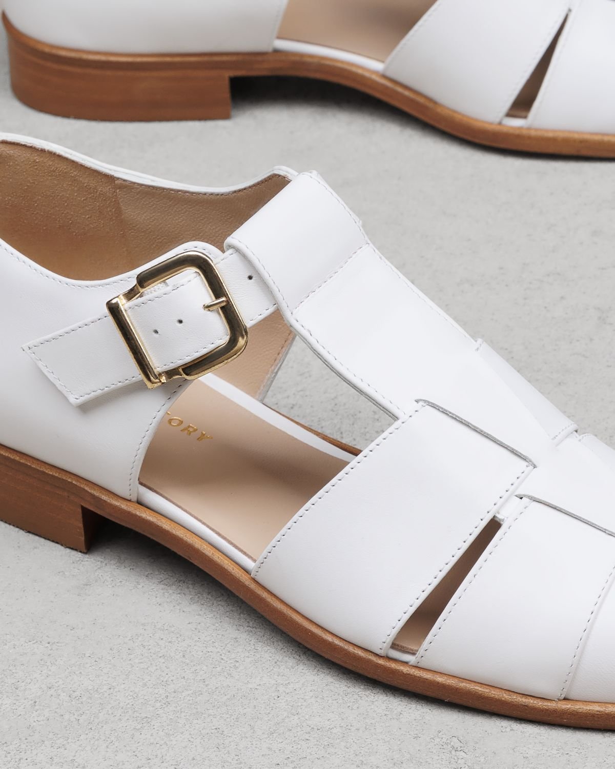 Белые кожаные туфли - Image 4 of 6