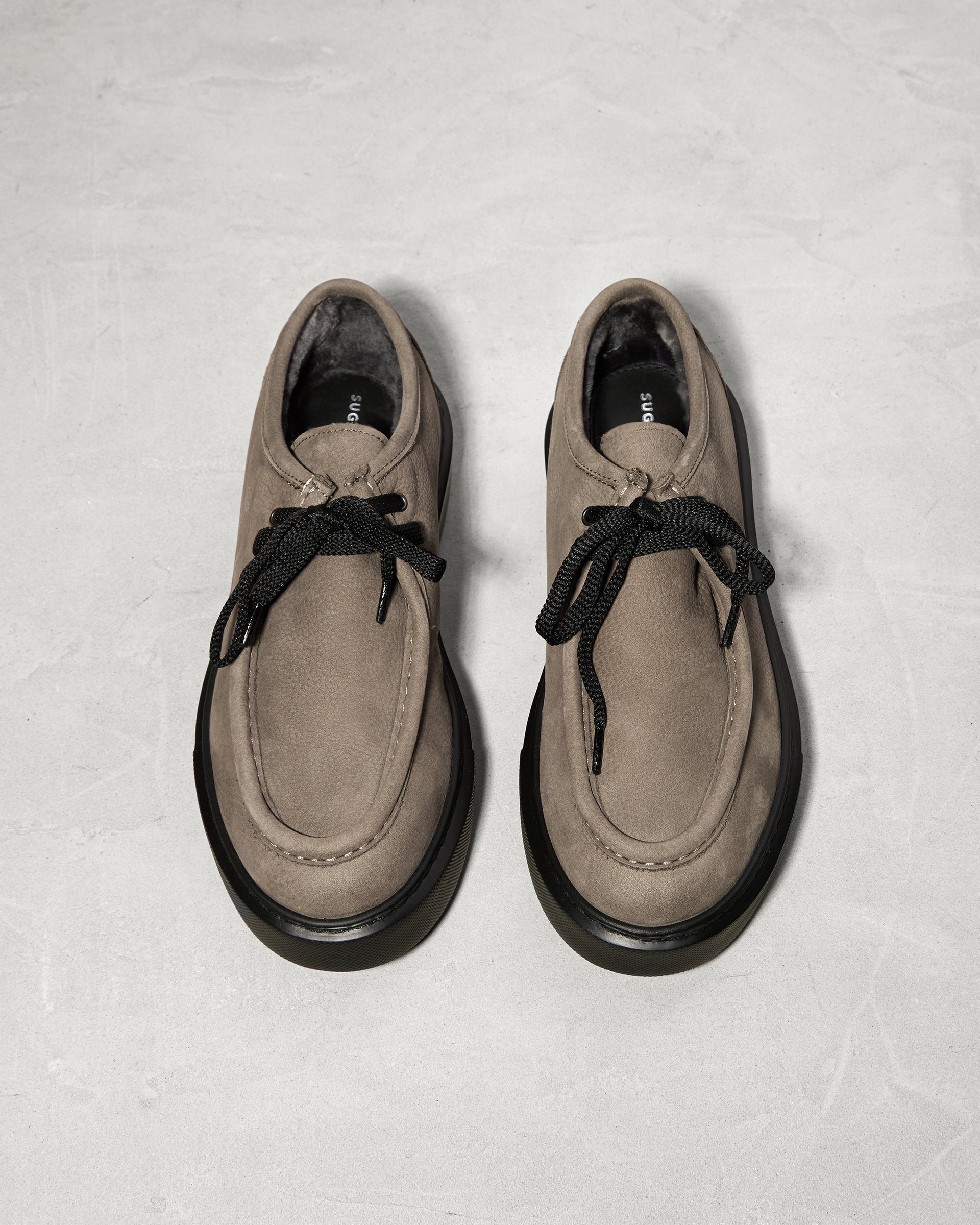 Тёмно-серые кожаные полуботинки - Image 3 of 6