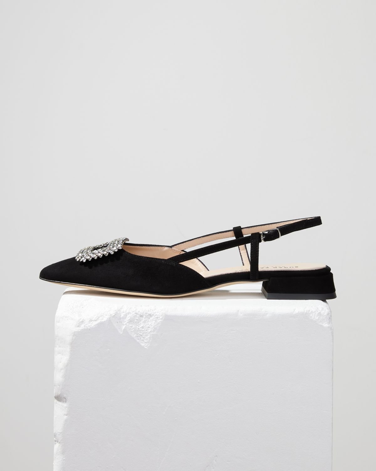 Черные замшевые туфли - Main image