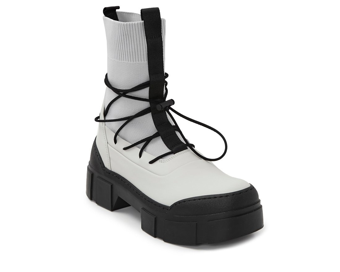 Светло-серые кожаные ботинки - Image 2 of 5