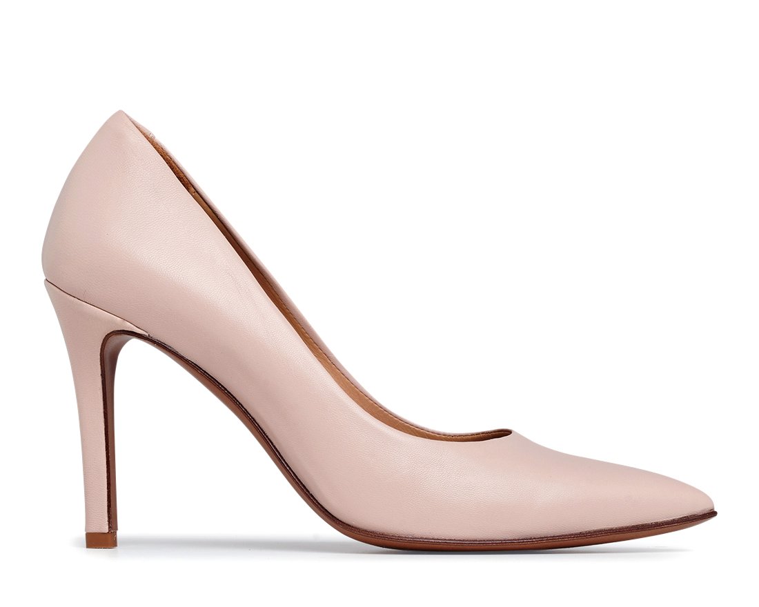 Бежевые кожаные туфли - Main image