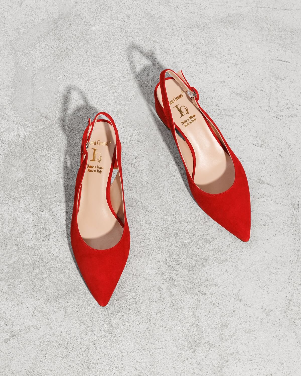 Красные замшевые туфли - Image 2 of 7