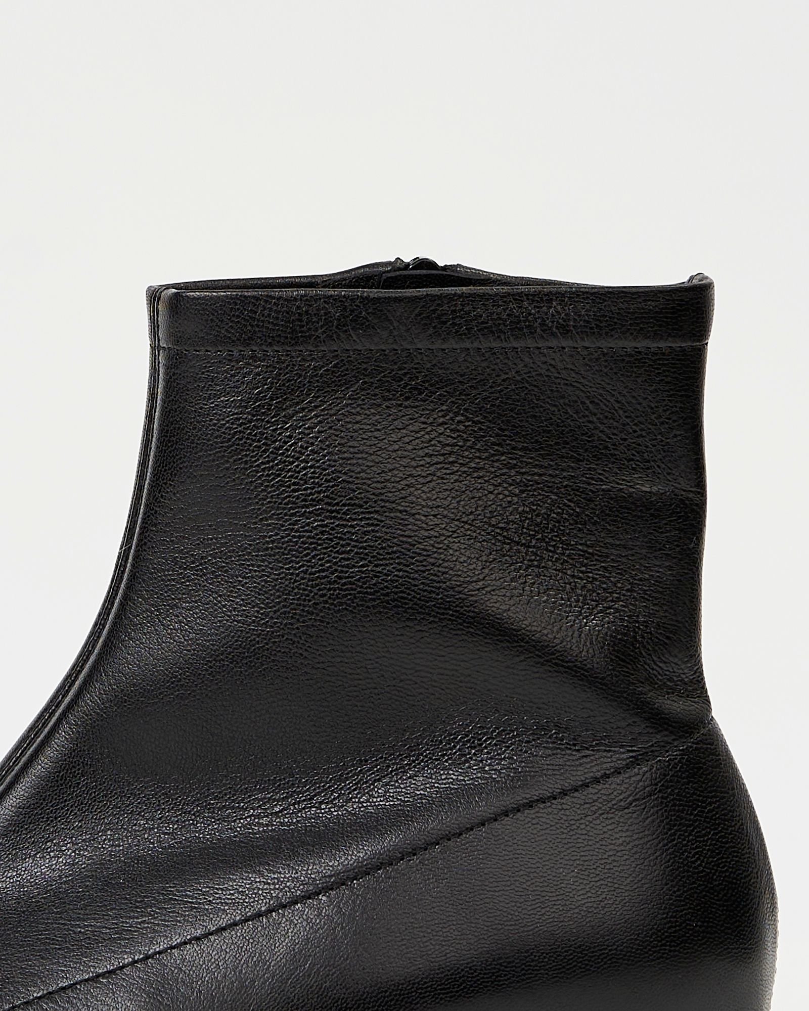 Черные кожаные ботильоны - Image 5 of 6